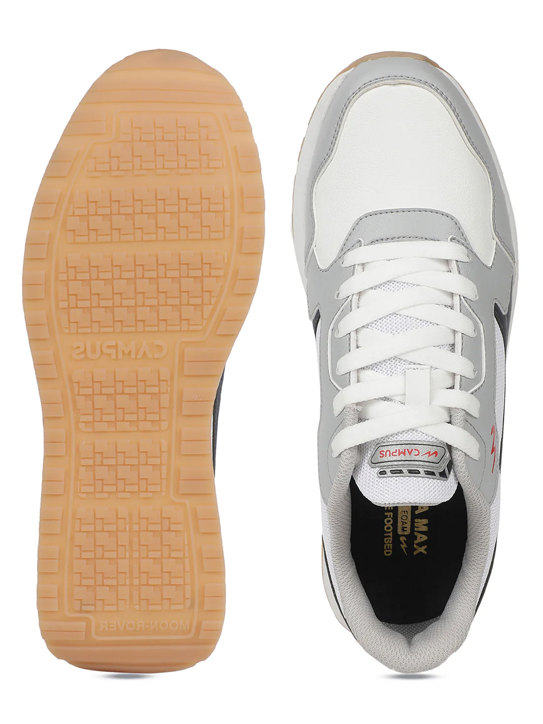 STOM White Men's Sneakers - Image 3