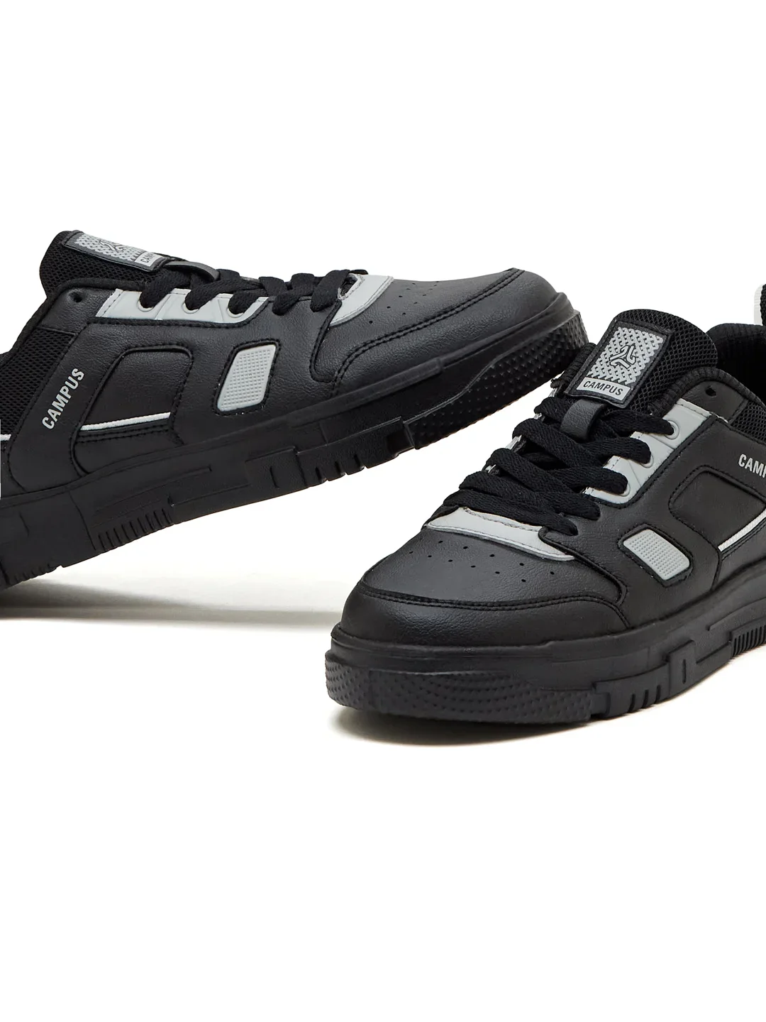 STOMP Black Men's Sneakers - Image 7