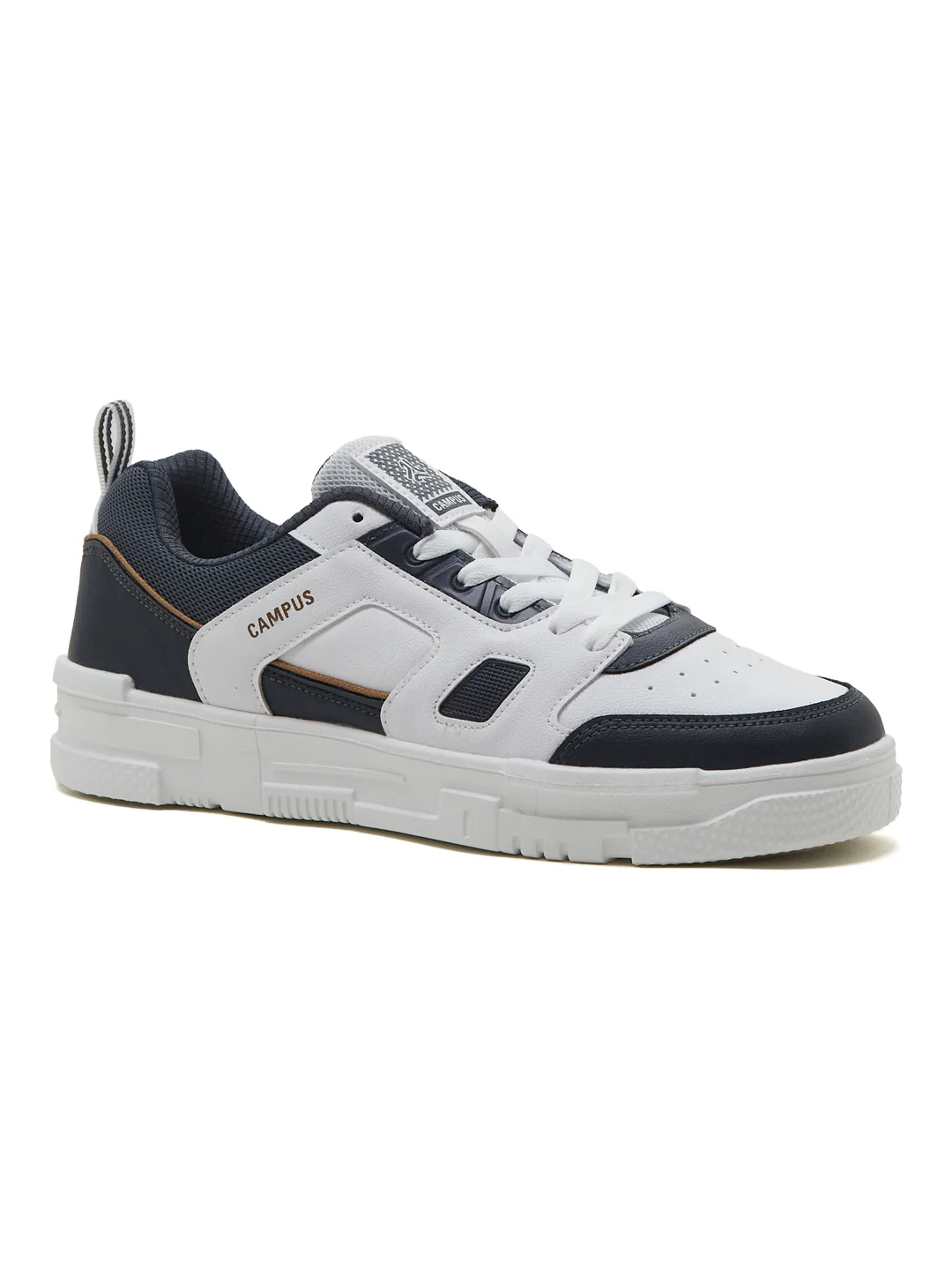 STOMP White Men's Sneakers - Image 2