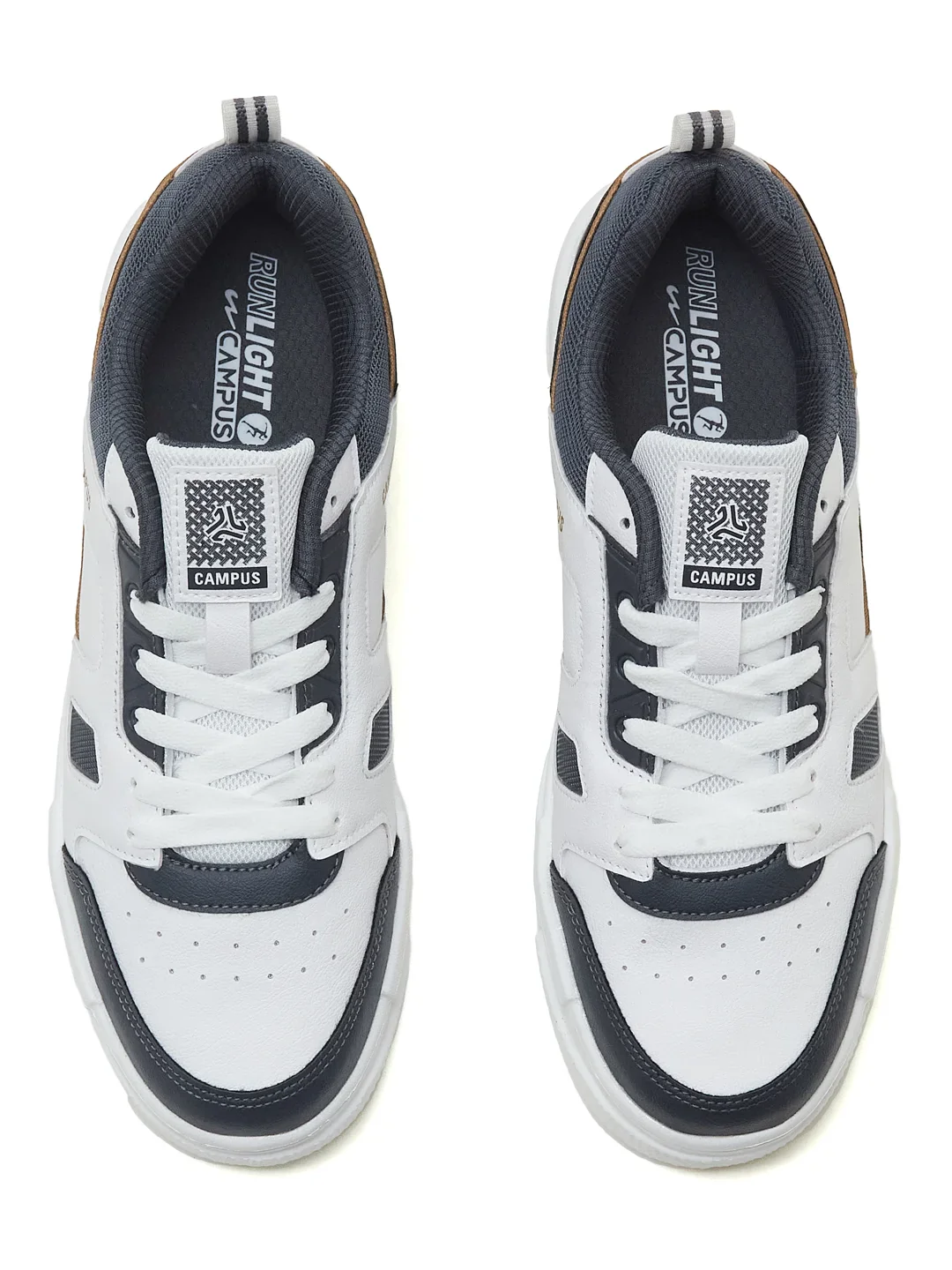 STOMP White Men's Sneakers - Image 6