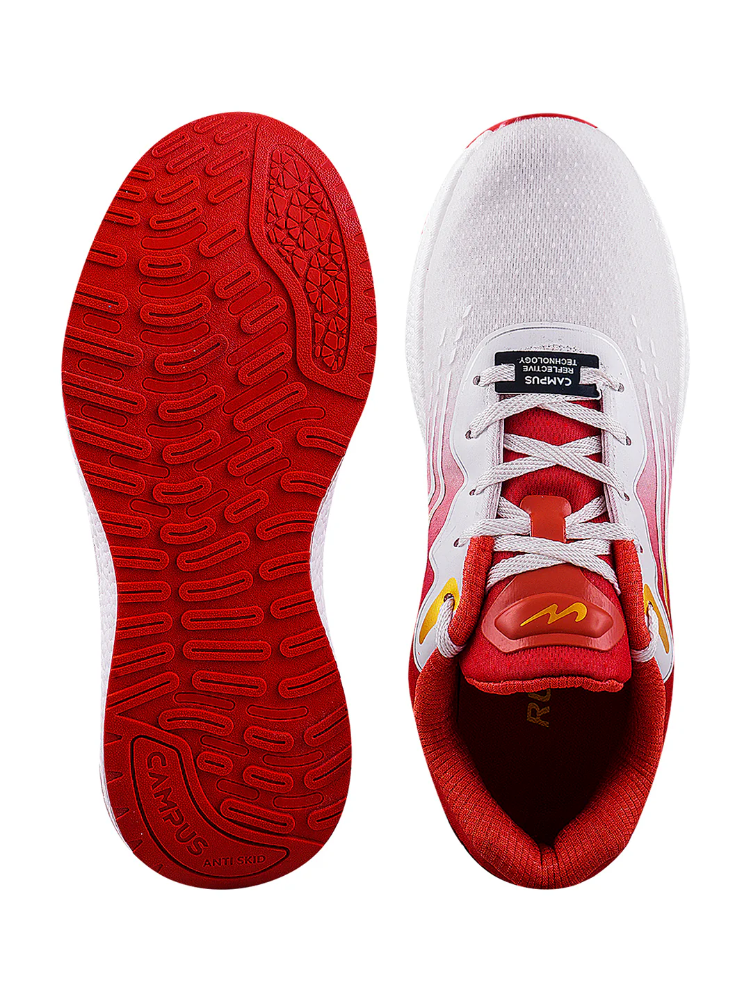 STRIDER White Men's Sports Shoes - Image 5