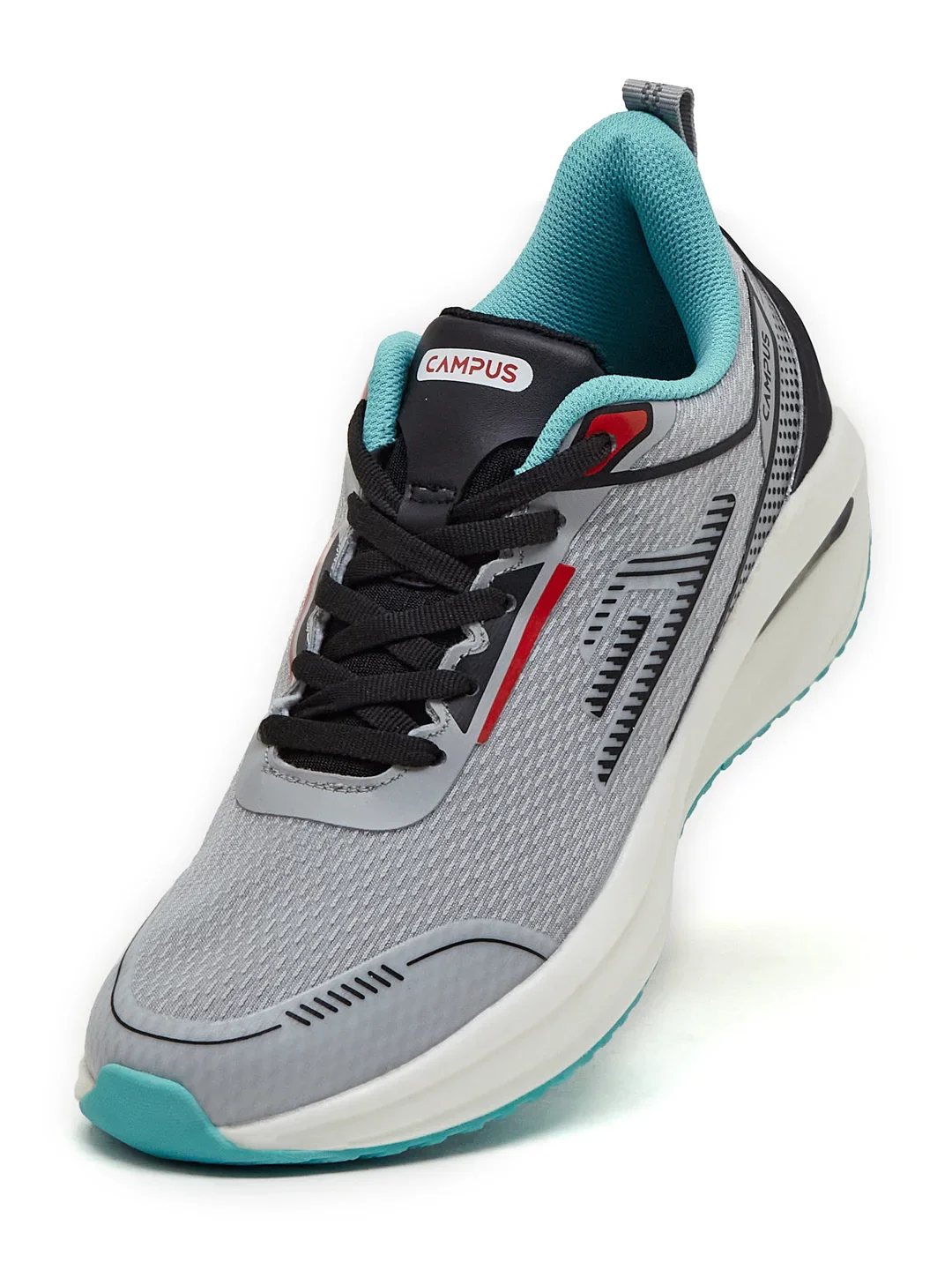 STRUT Grey Men's Running Shoes - Image 3