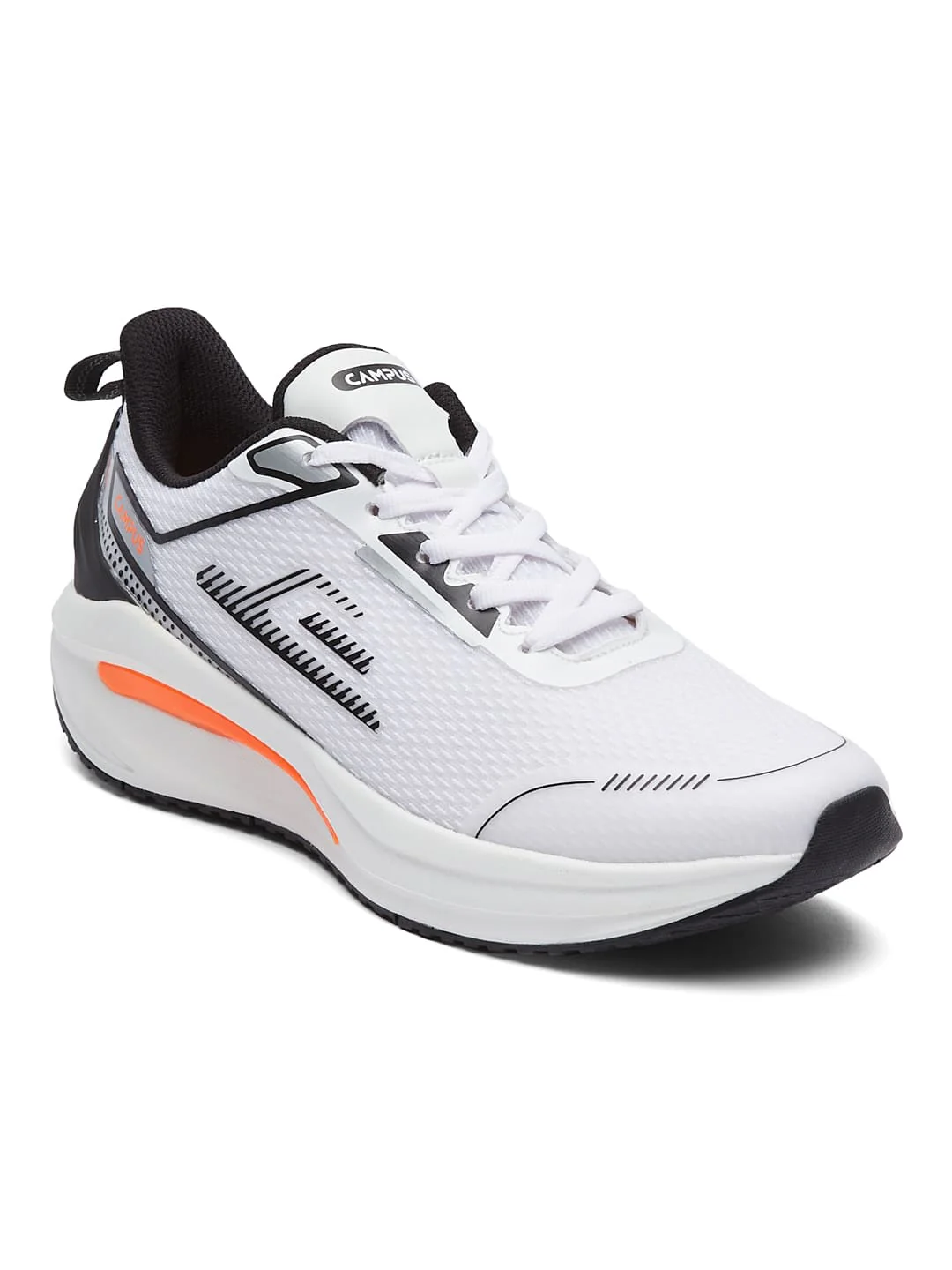 STRUT White Men's Running Shoes - Image 3
