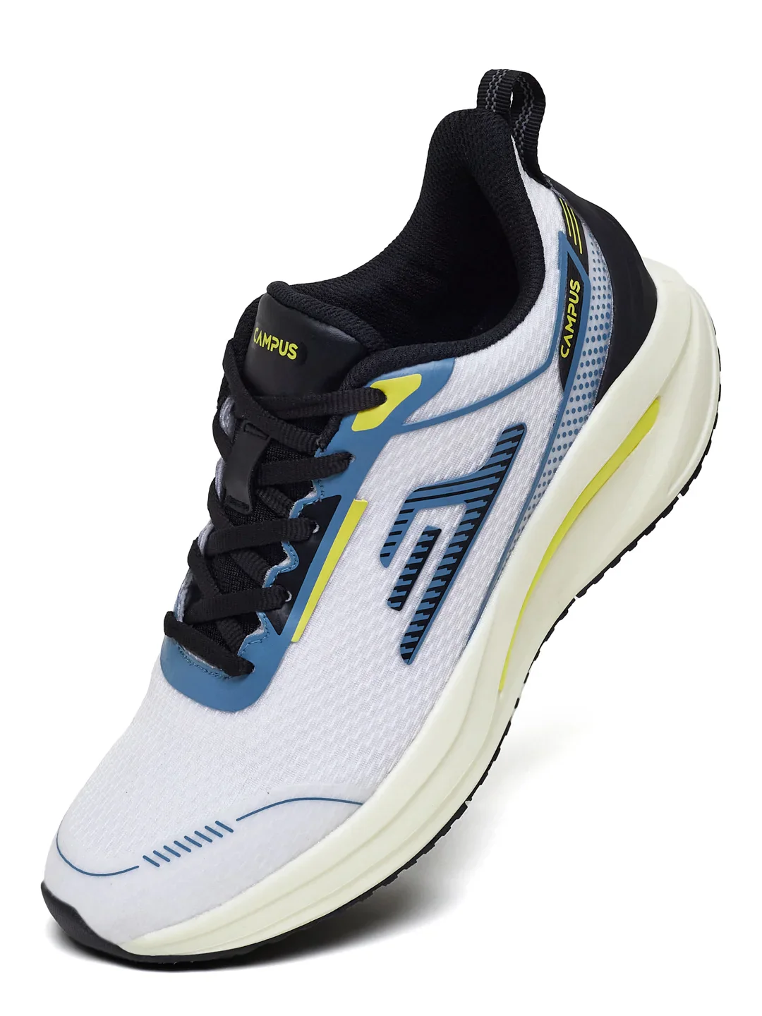 STRUT White Men's Running Shoes - Image 3