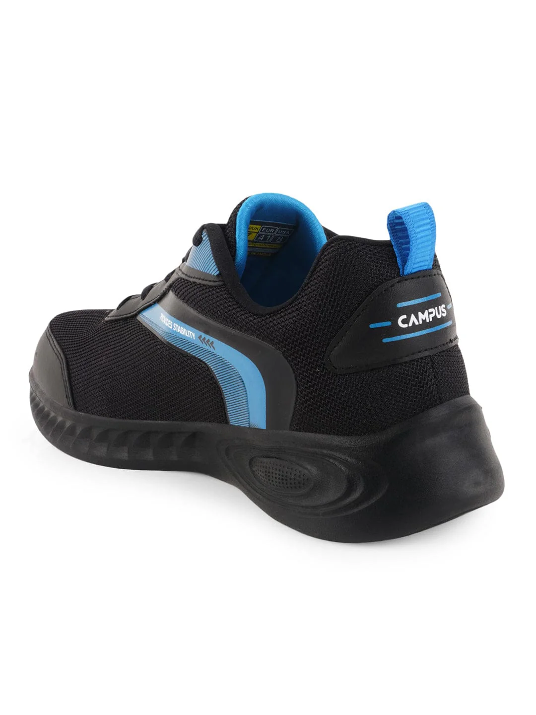 SWAGER Black Men's Running Shoes - Image 3