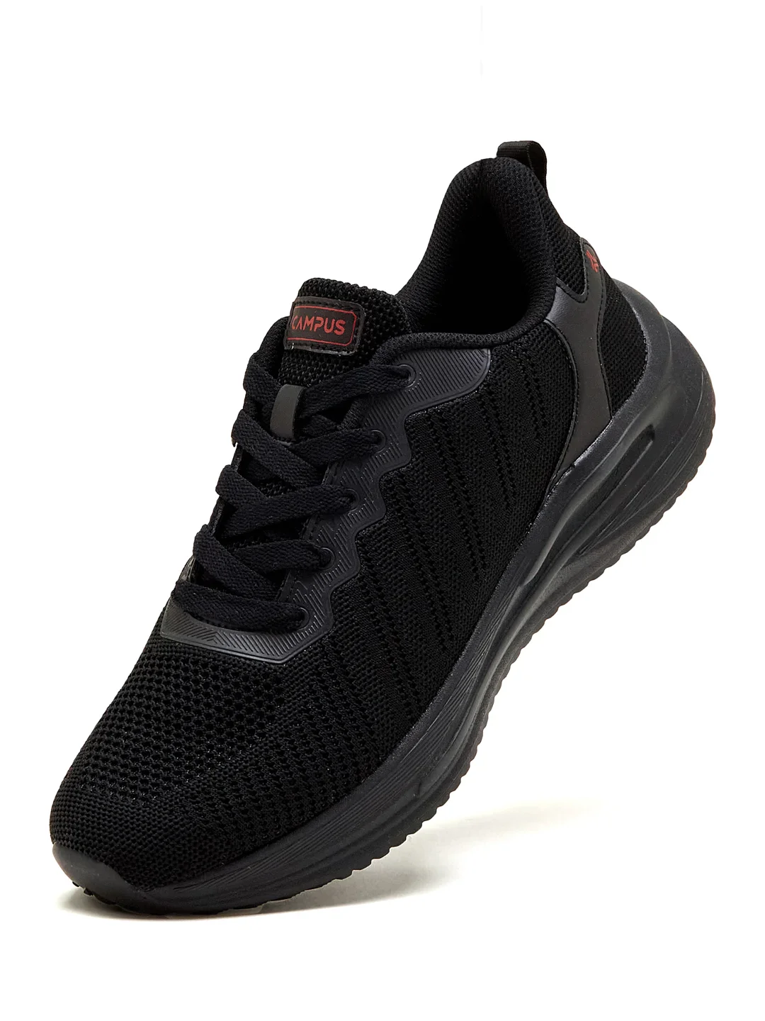 SWOON Black Men's Running Shoes - Image 3