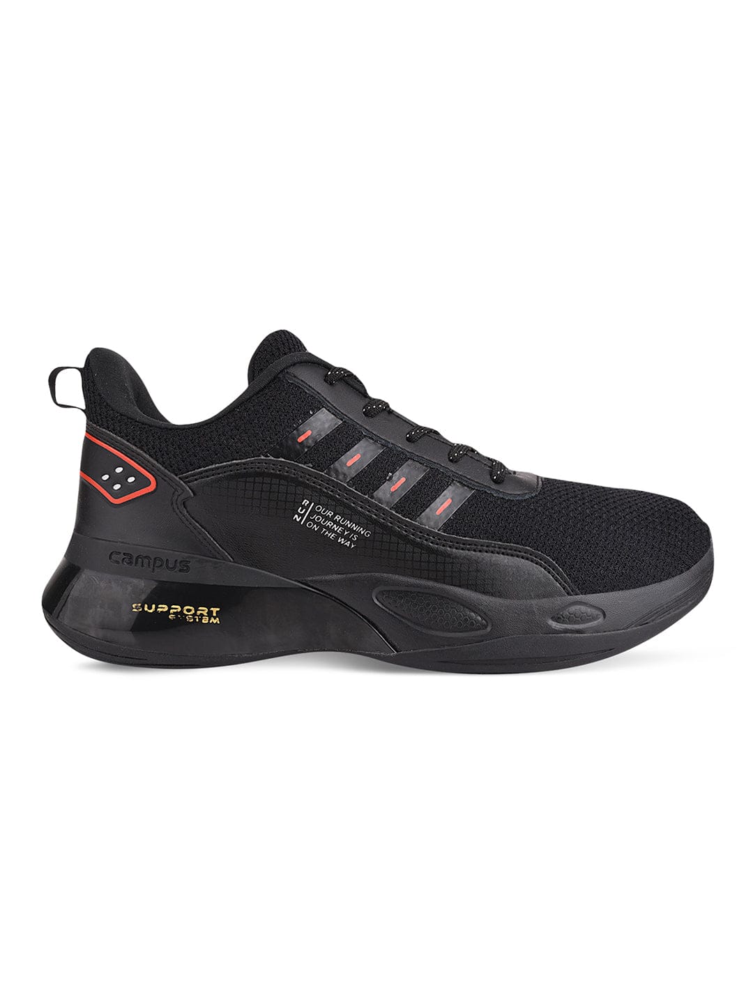 TERMINATOR N Black Men's Running Shoes - Image 2