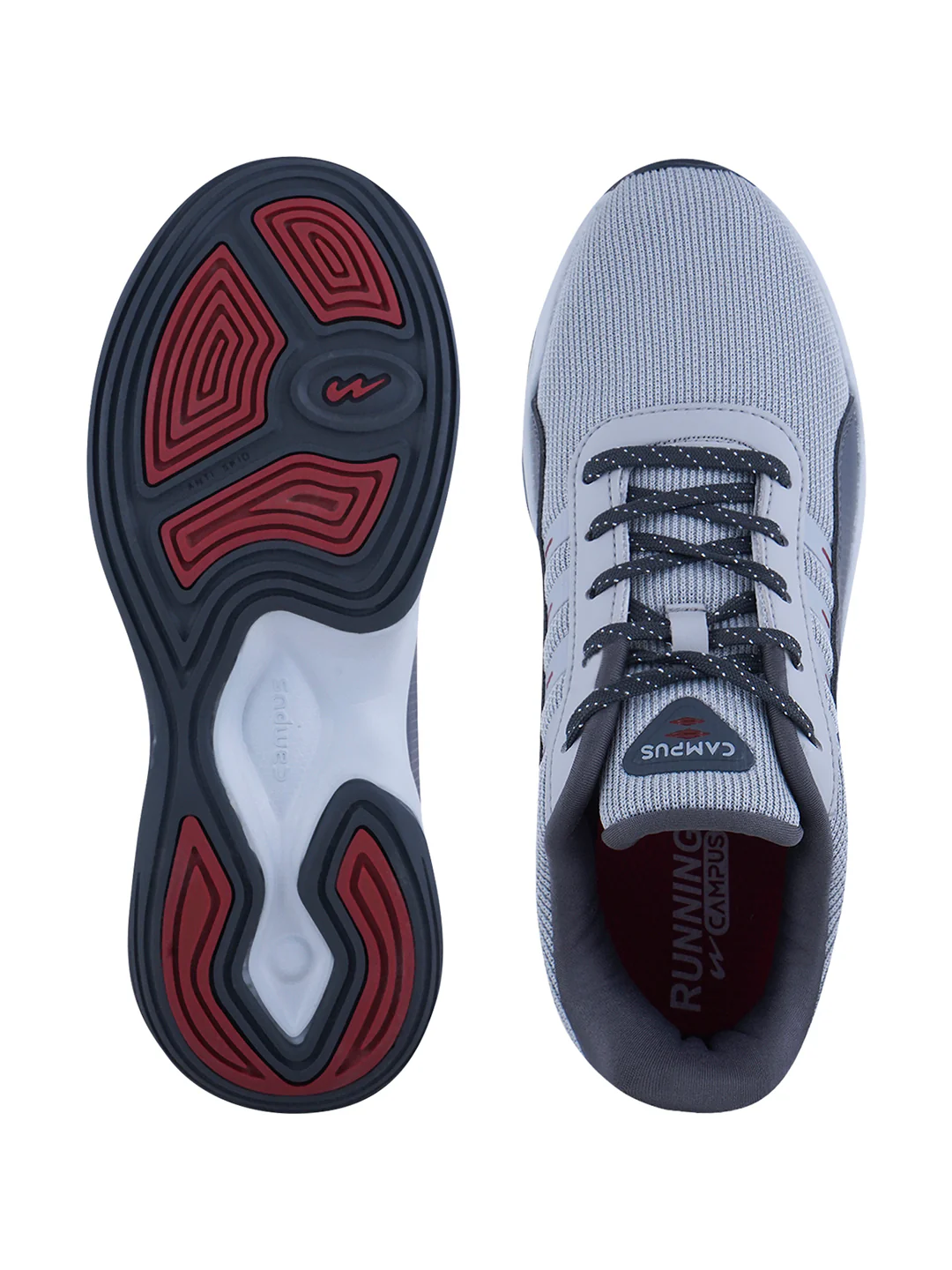 TERMINATOR N Grey Men's Running Shoes - Image 4