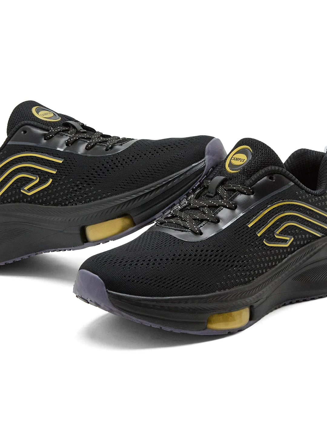 THROS Black Men's Running Shoes - Image 7