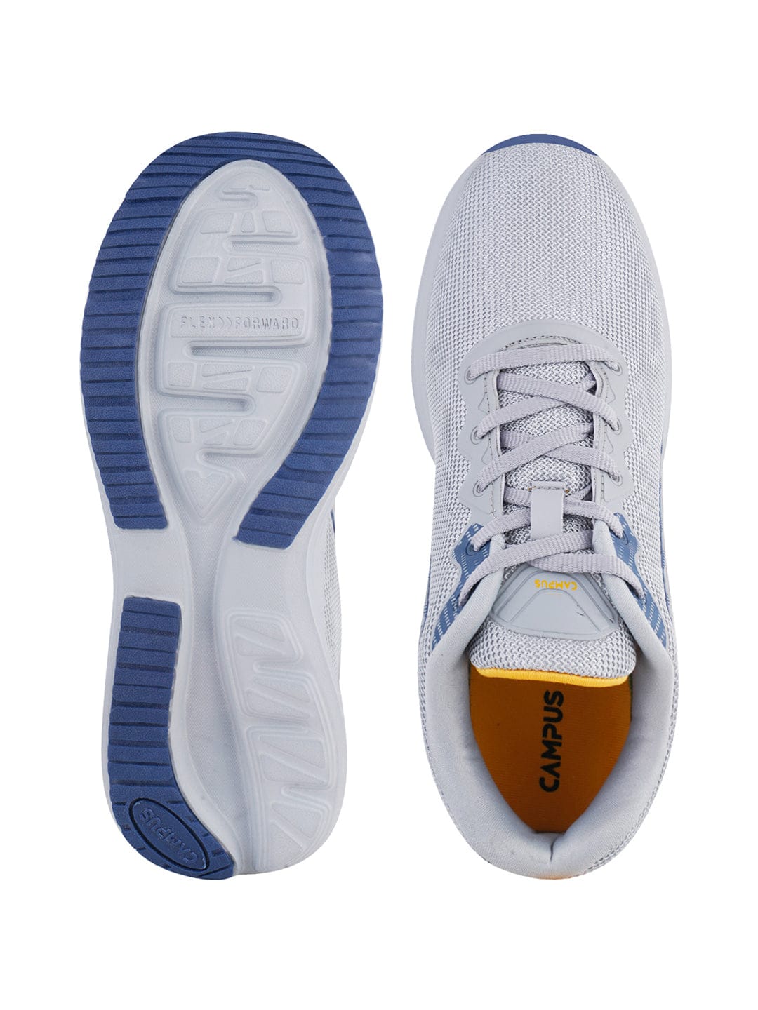 TOES Grey Men's Sports Shoes - Image 4