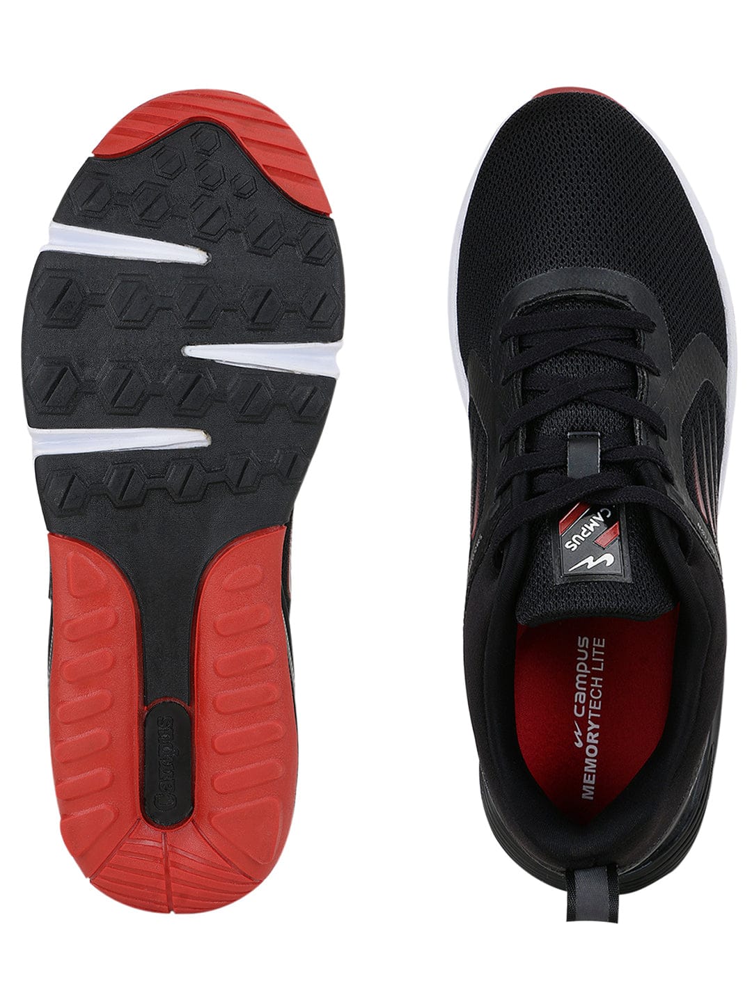 TORMENTOR Black Men's Running Shoes - Image 3