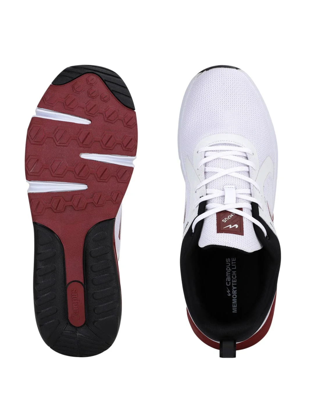 TORMENTOR White Men's Running Shoes - Image 4