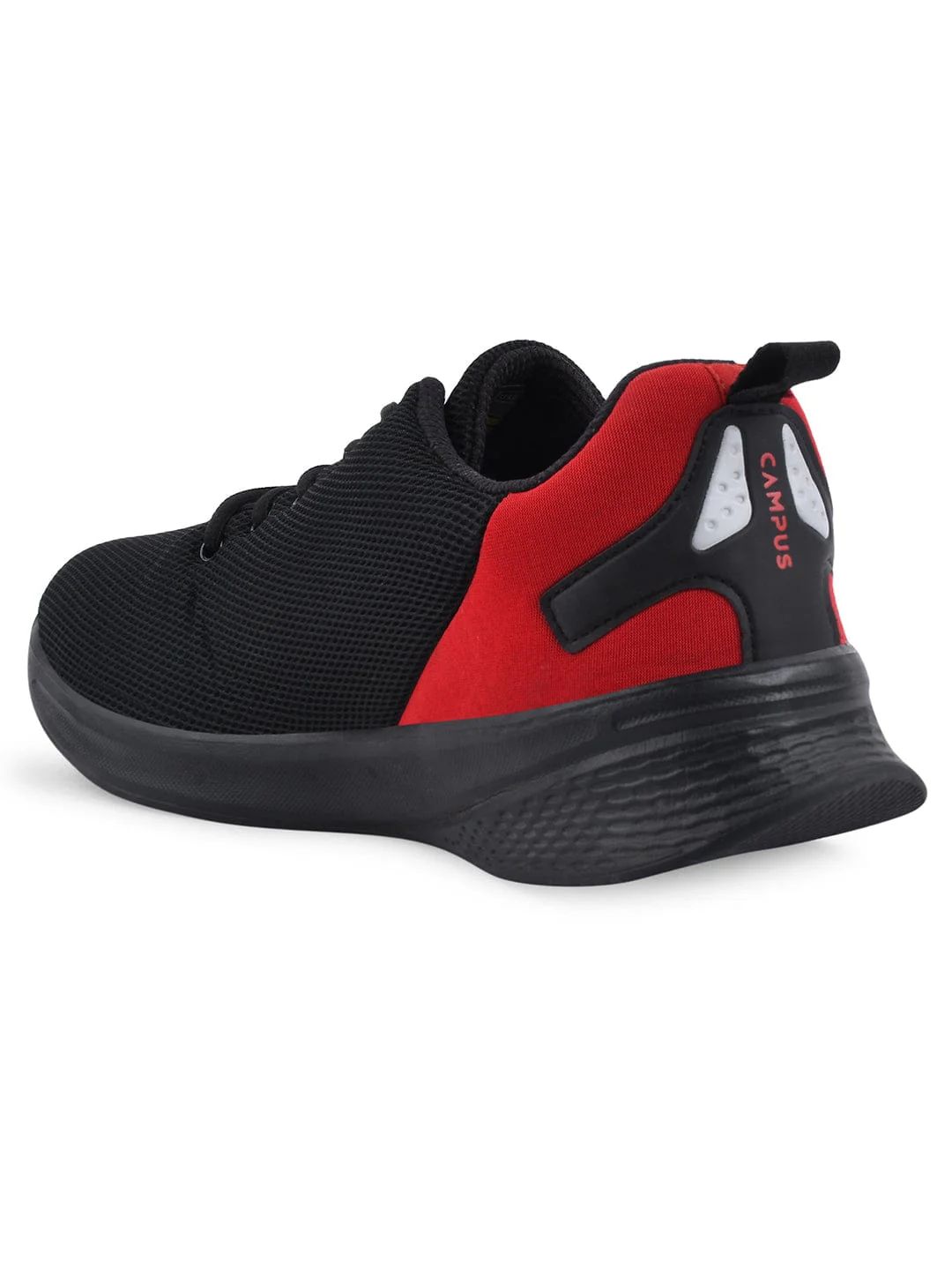 TOWN Black Men's Running Shoes - Image 3
