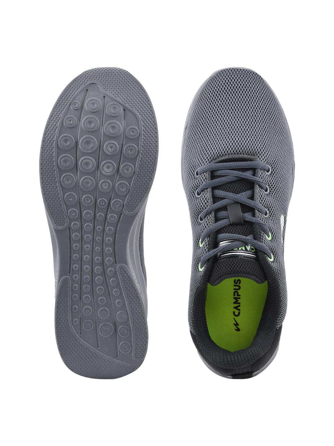 TOWN Grey Men's Running Shoes - Image 4