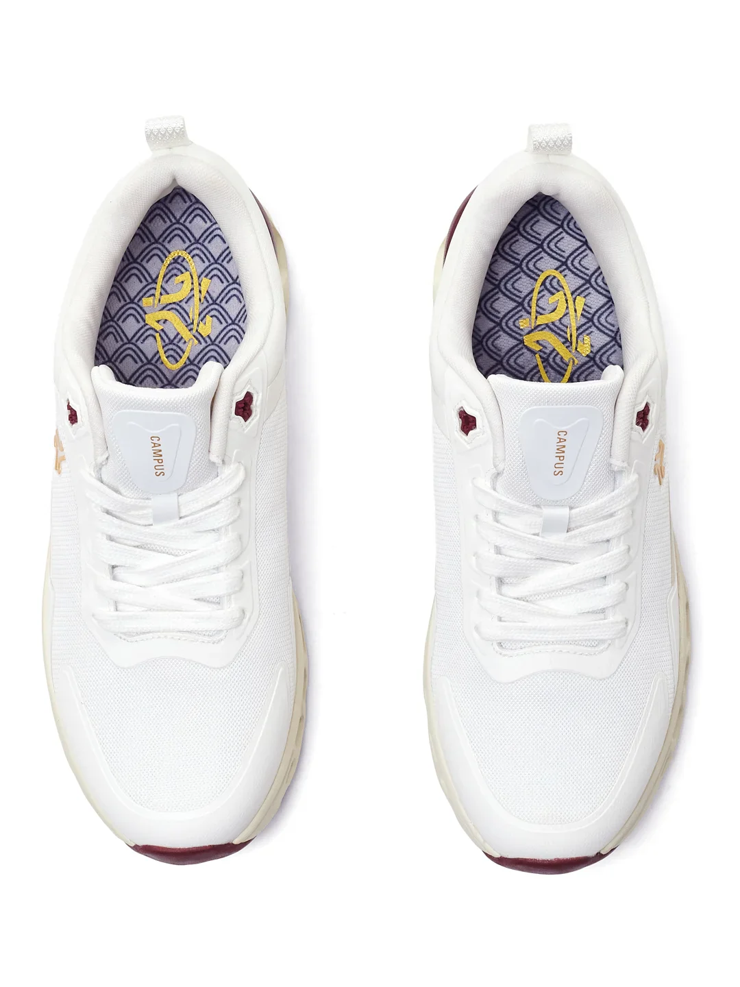 TRASKO White Men's Running Shoes - Image 6