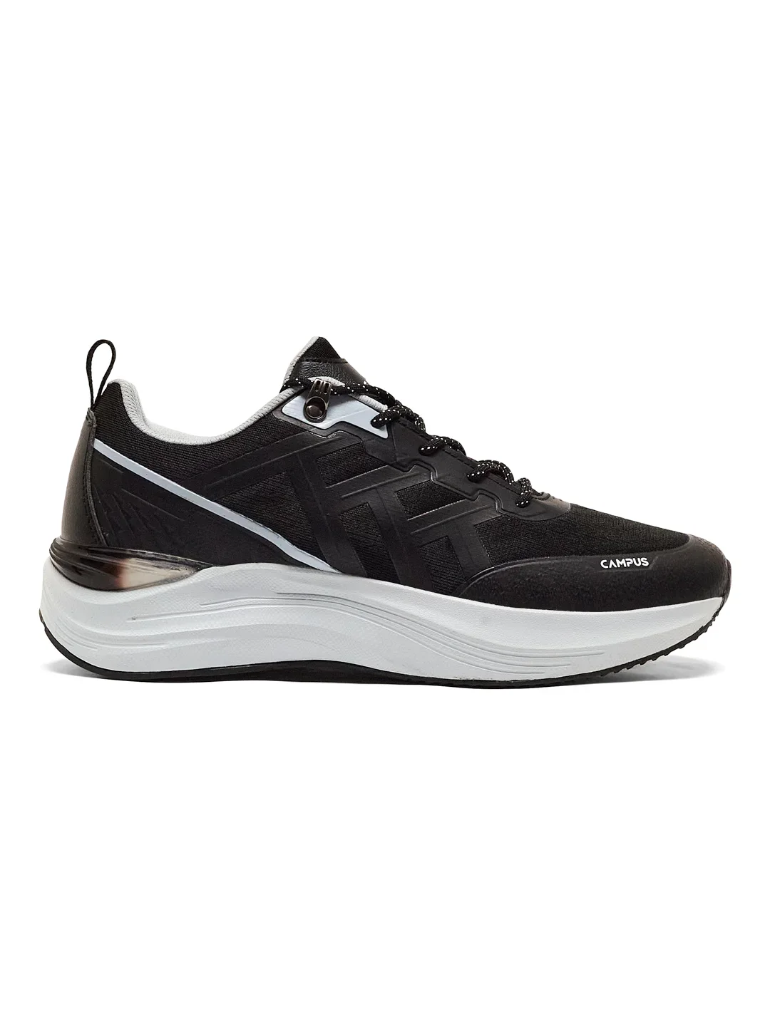 TRICK Black Men's Running Shoes - Image 2