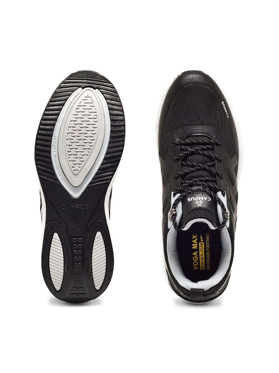TRICK Black Men's Running Shoes - Image 5