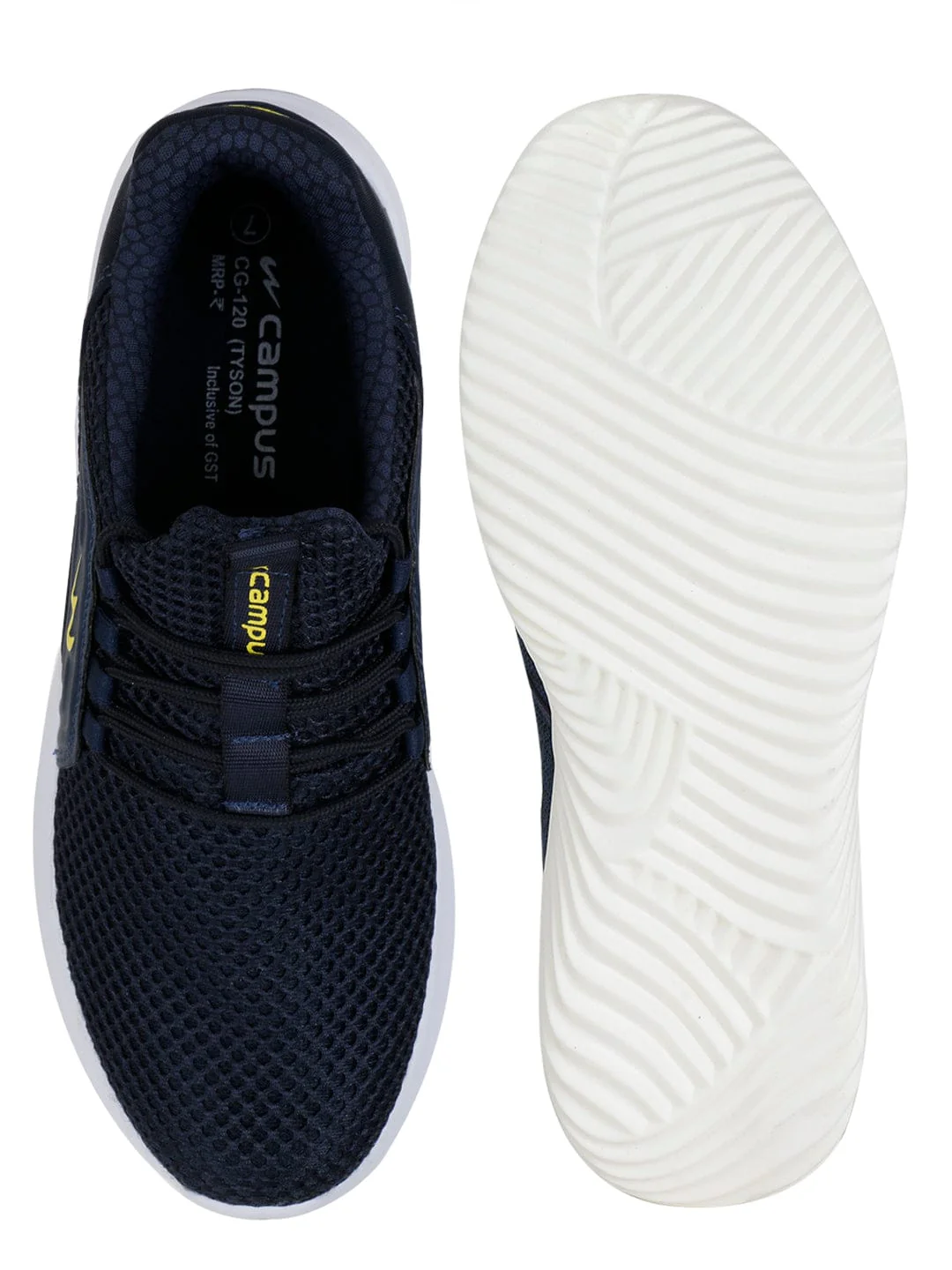 TYSON Pro Navy Men's Walking Shoes - Image 4