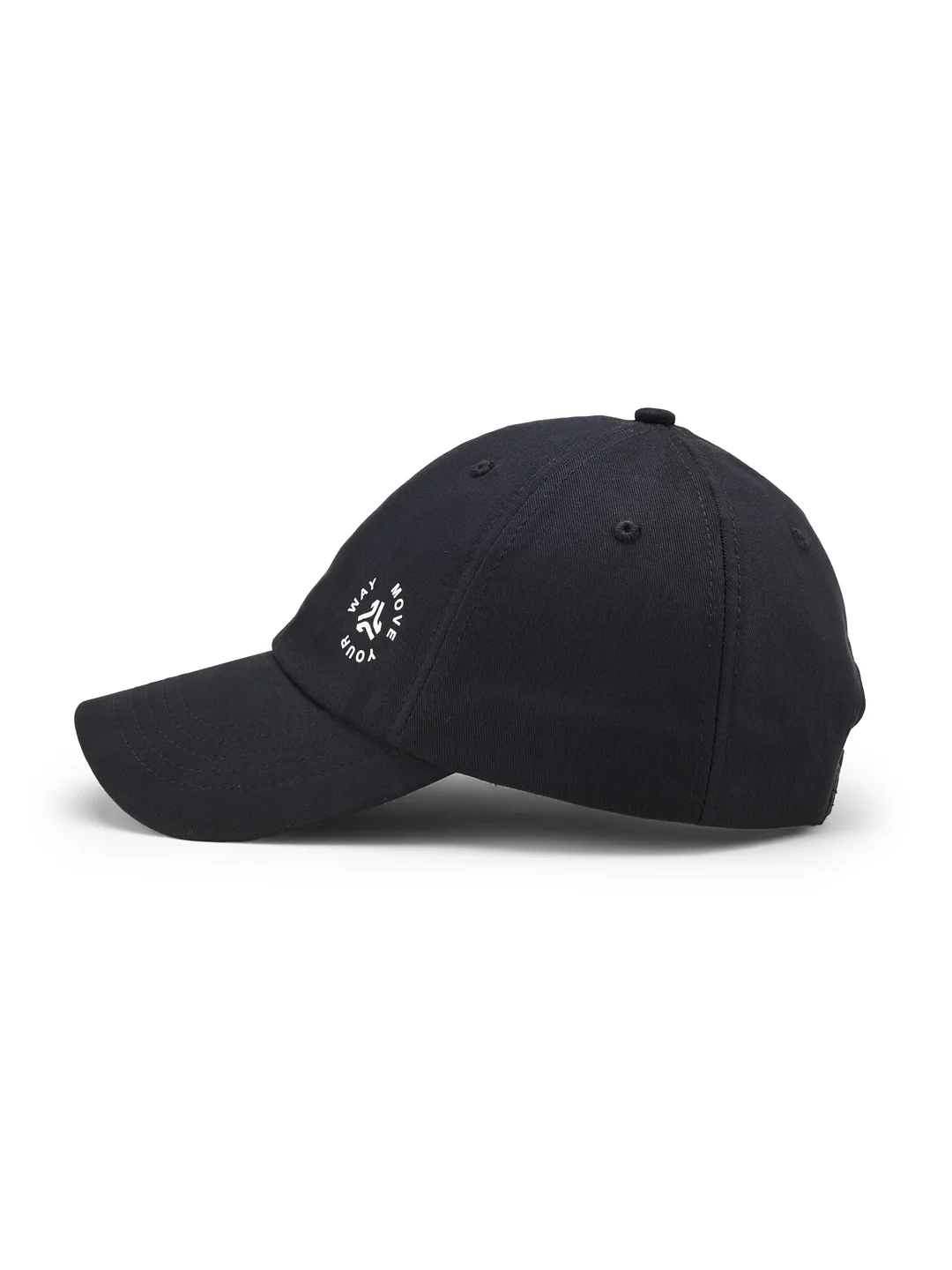 Unstructured Cotton Twill Black Unisex Cap - Image 2