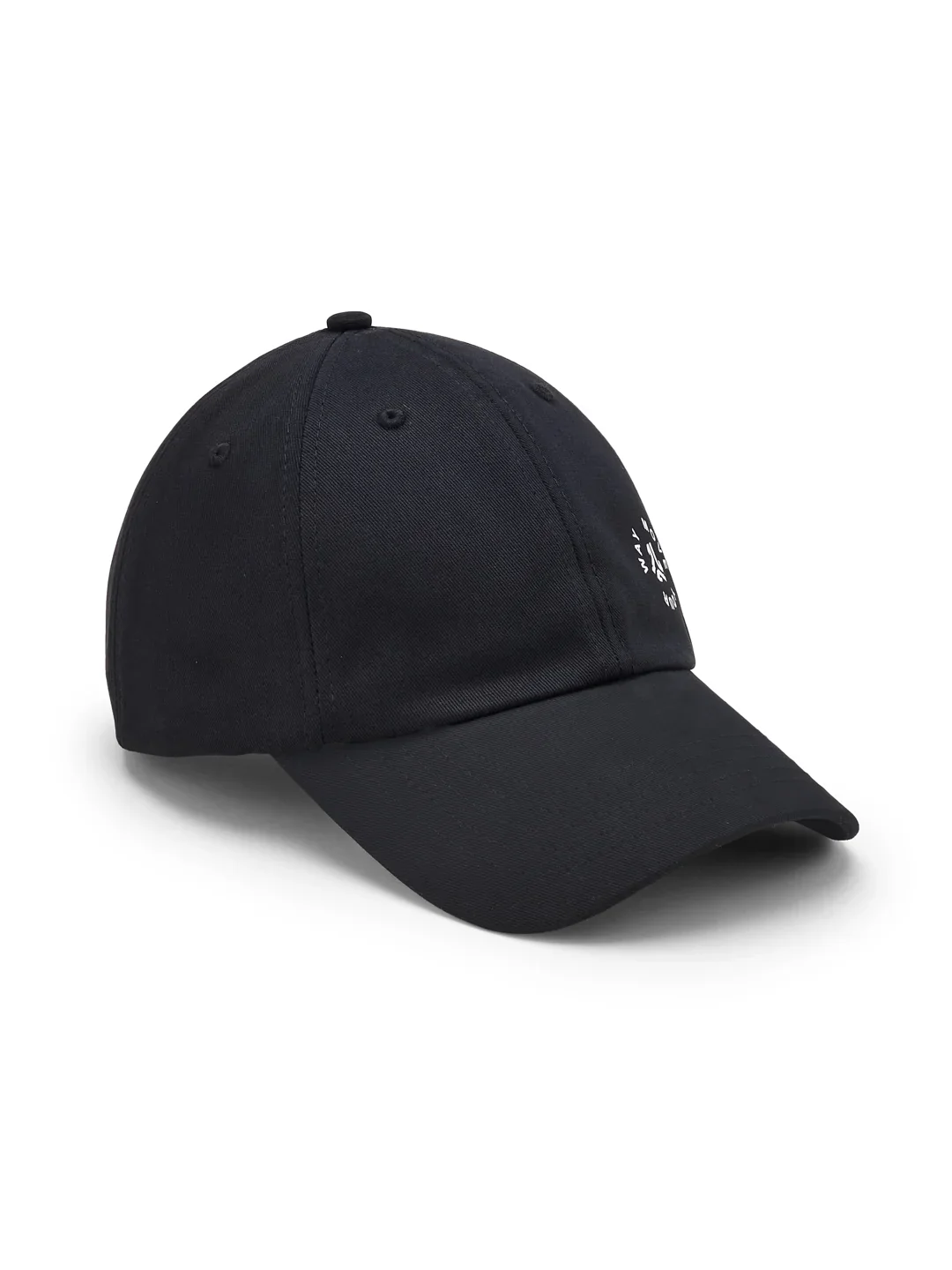 Unstructured Cotton Twill Black Unisex Cap - Image 5