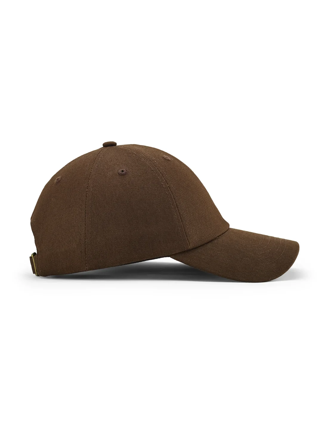 Unstructured Cotton Twill Brown Unisex Cap - Image 6