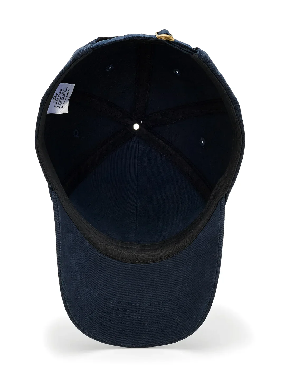 Unstructured Cotton Twill Navy Unisex Cap - Image 4