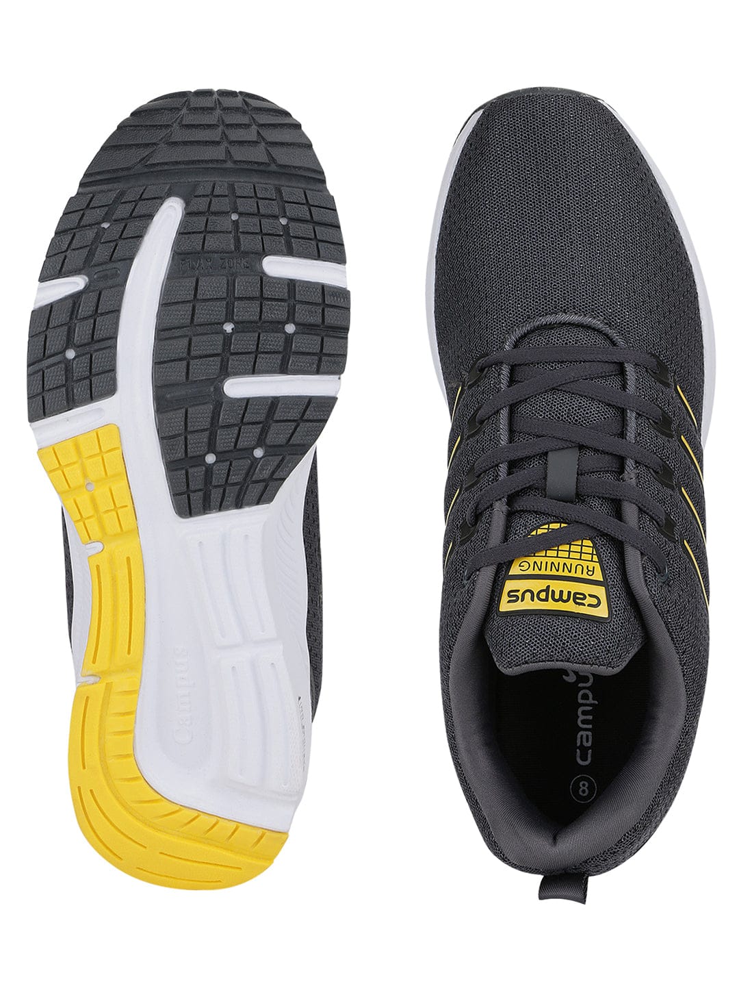 VACUM Grey Men's Running Shoes - Image 4