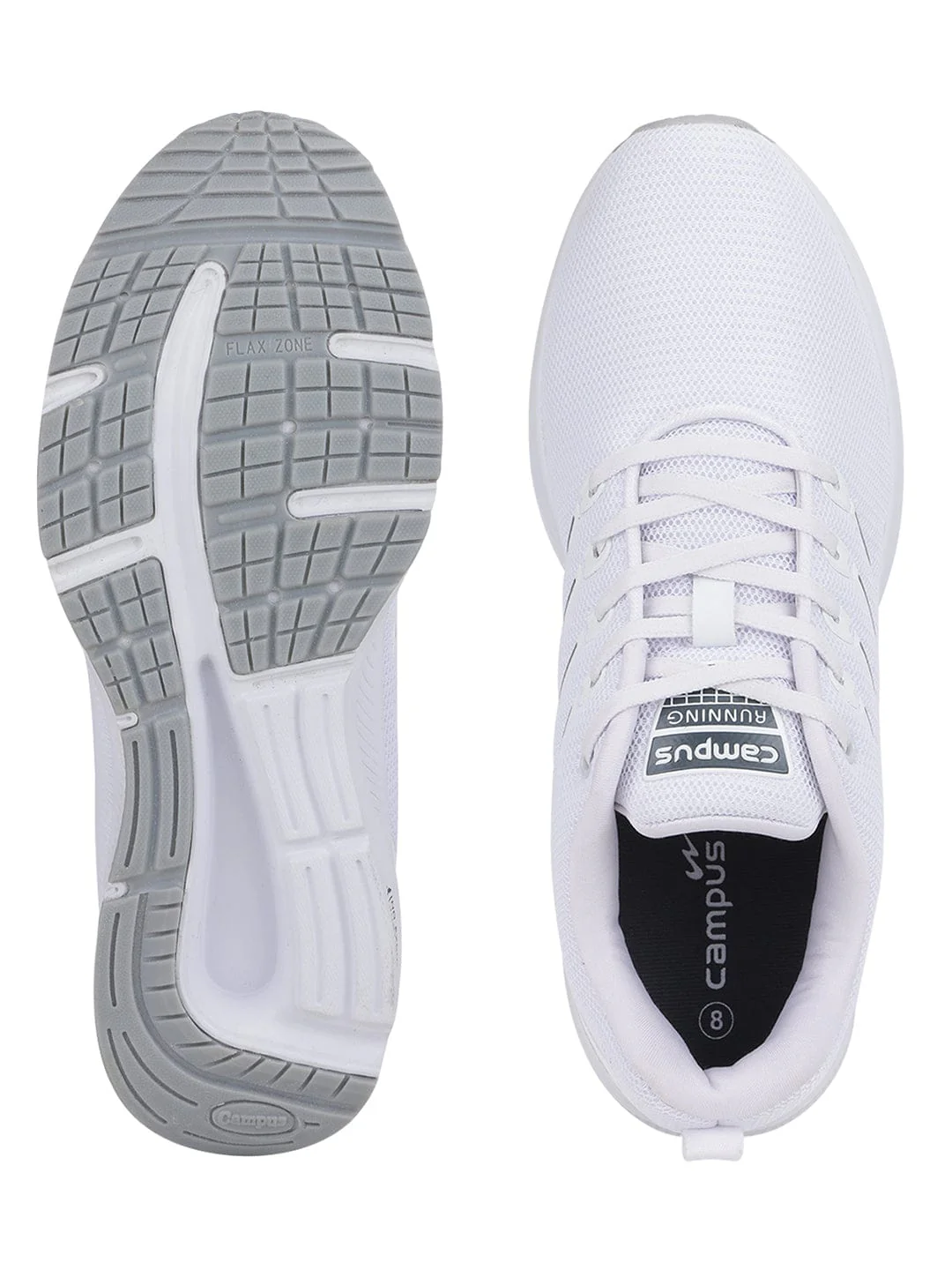 VACUM White Men's Running Shoes - Image 4