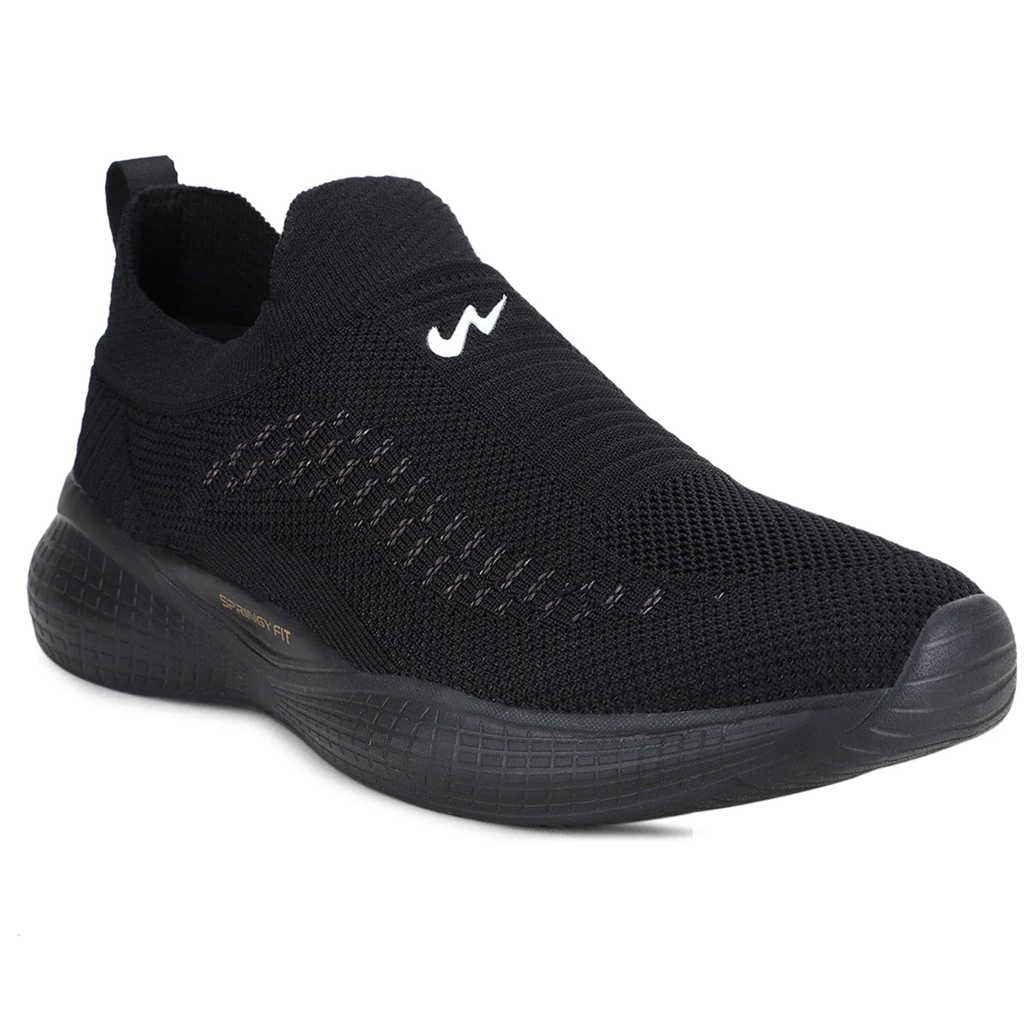 VAYU Black Men's Walking Shoes - Image 2