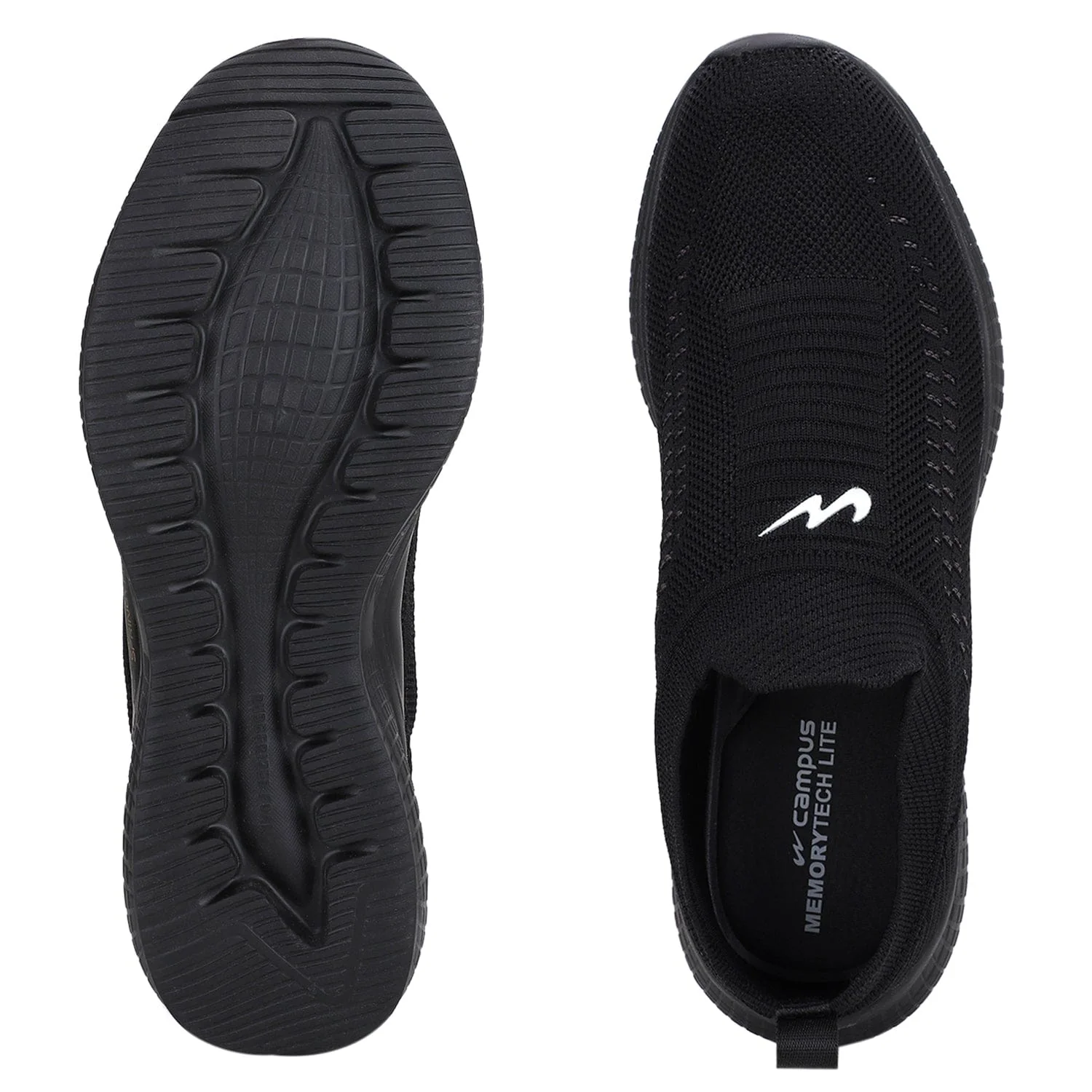 VAYU Black Men's Walking Shoes - Image 4
