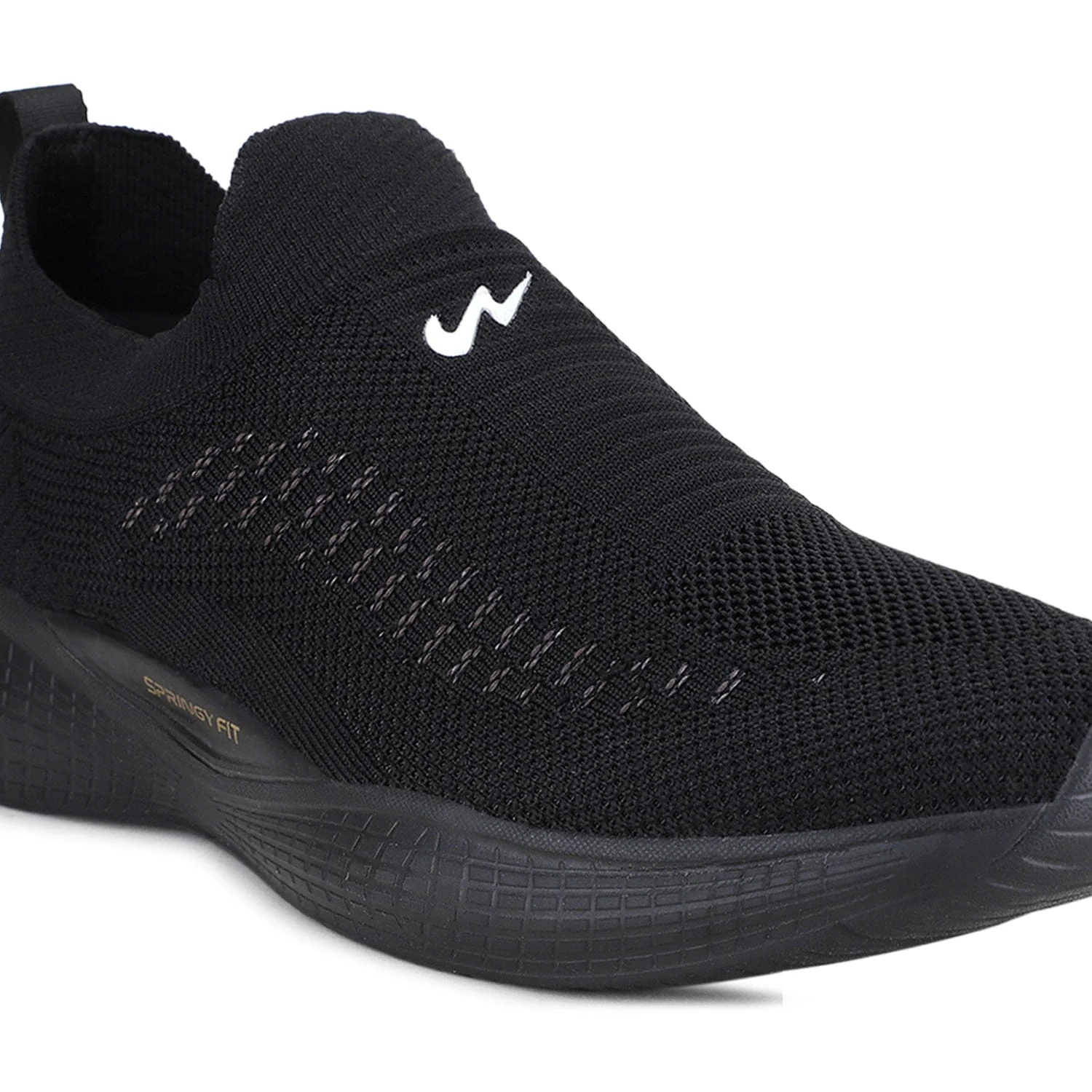 VAYU Black Men's Walking Shoes - Image 5
