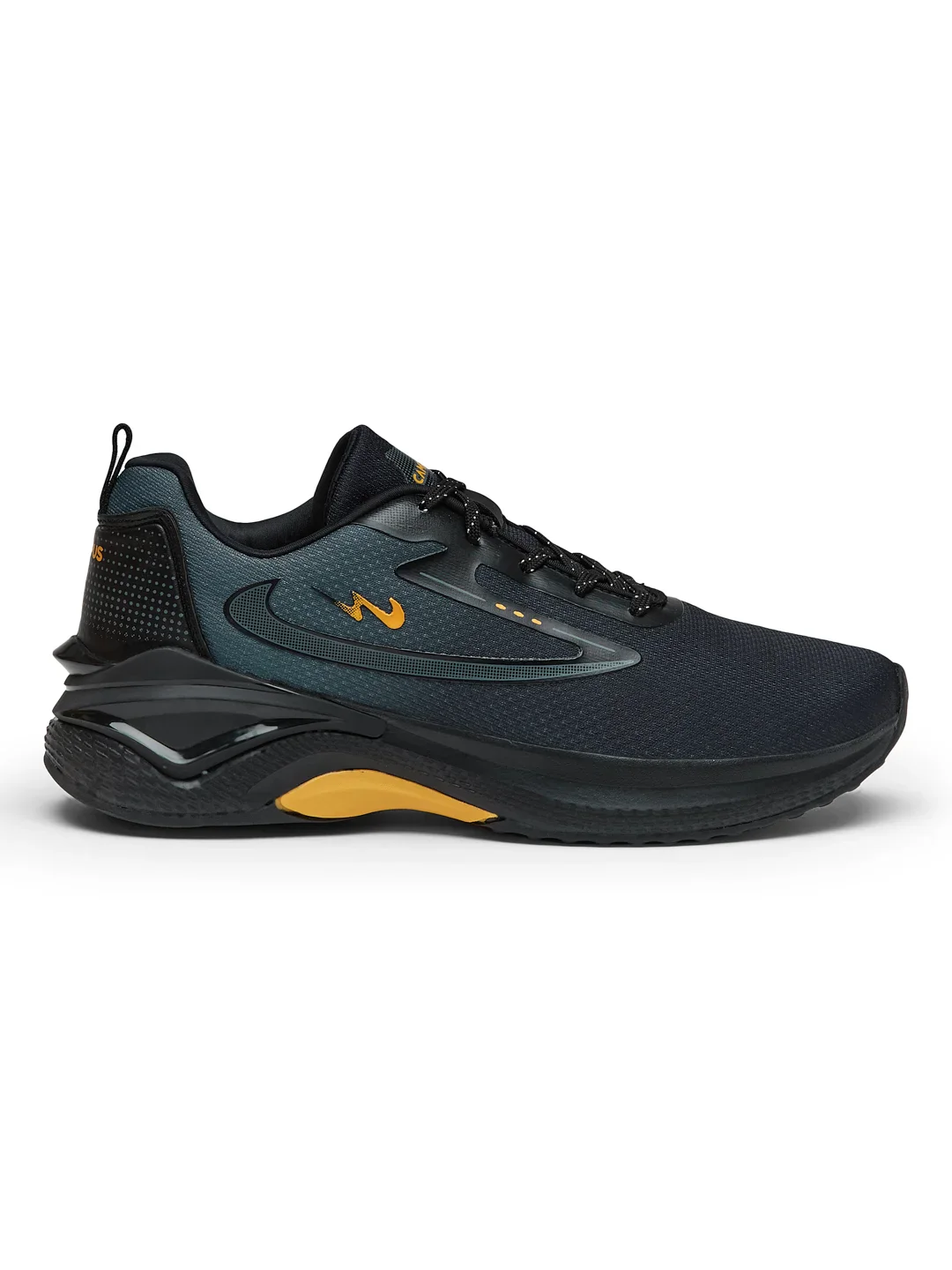 VESPER Black Men's Running Shoes - Image 2