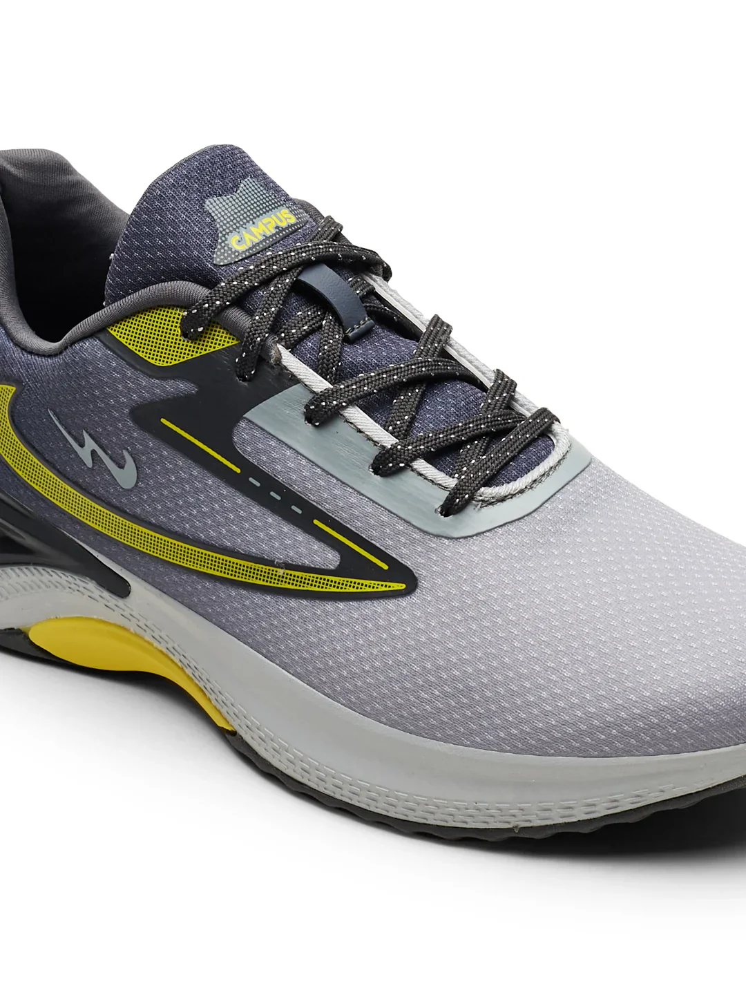 VESPER Grey Men's Running Shoes - Image 7