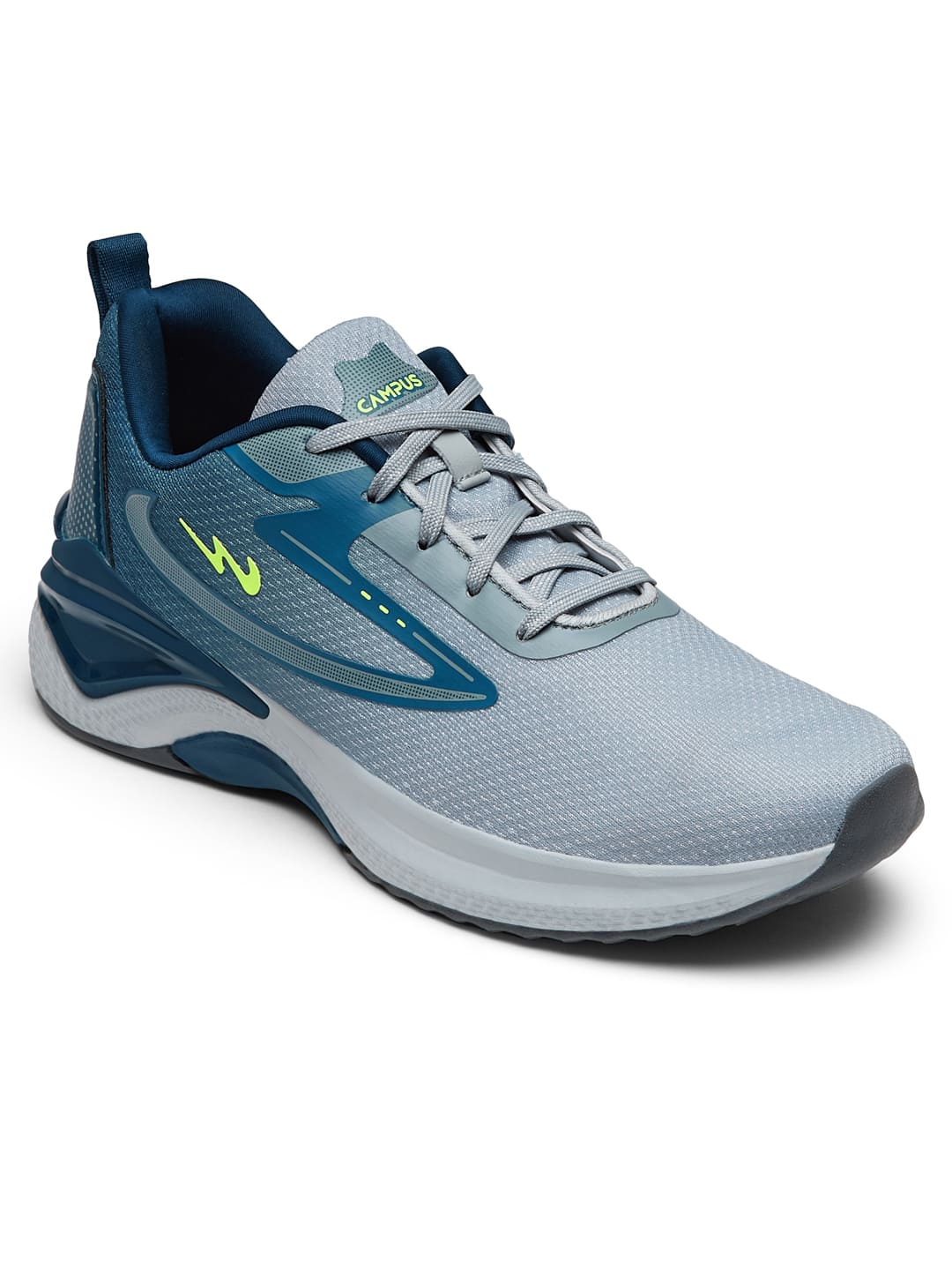 VESPER Grey Men's Running Shoes - Image 3