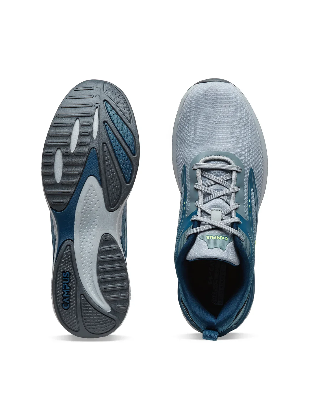 VESPER Grey Men's Running Shoes - Image 5