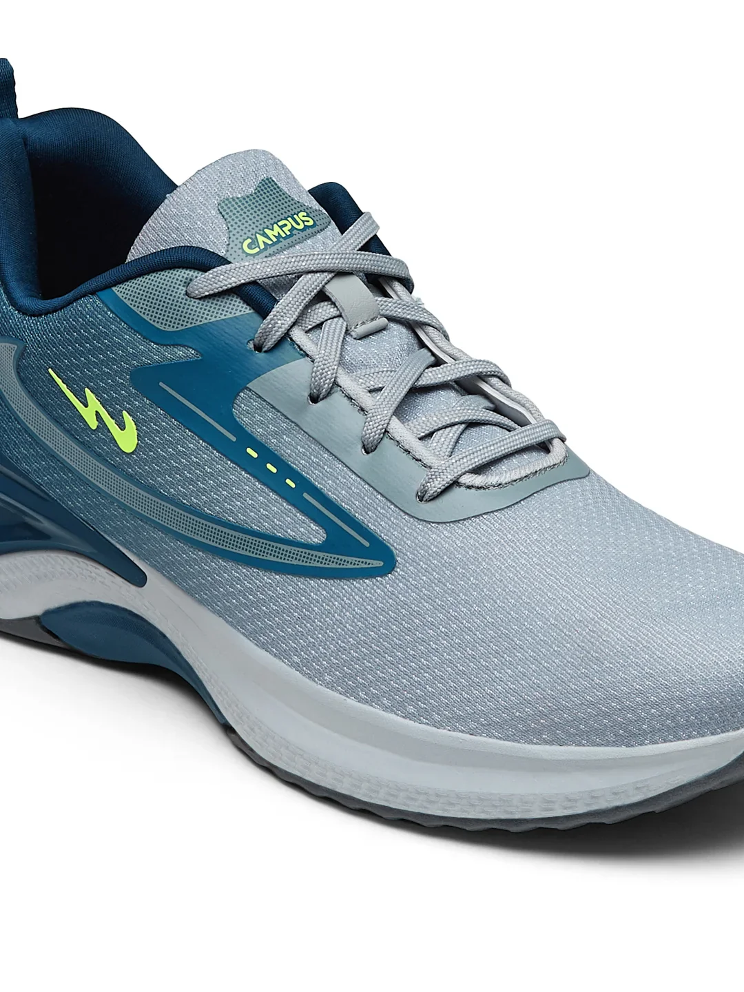 VESPER Grey Men's Running Shoes - Image 7