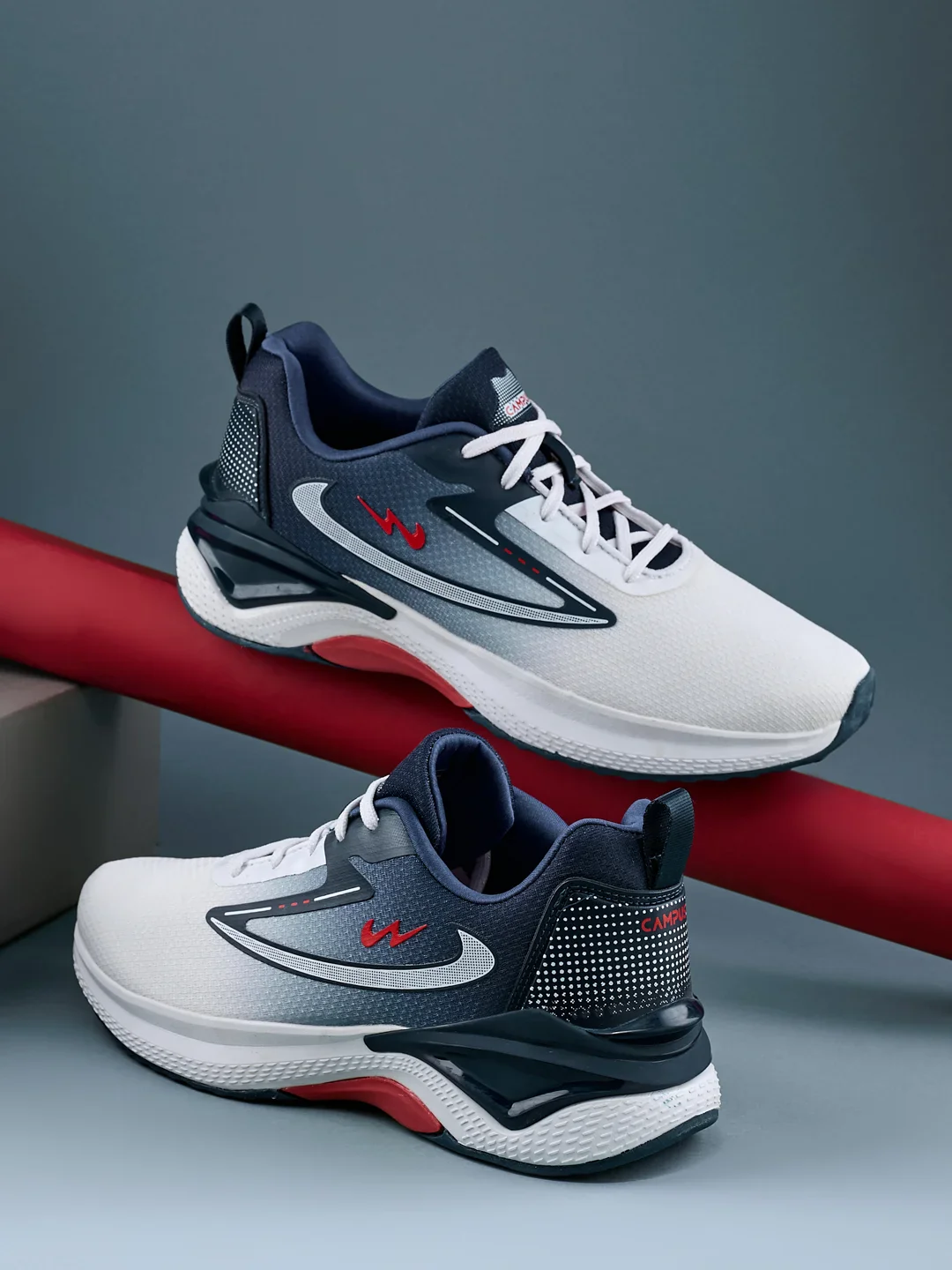 VESPER White Men's Running Shoes