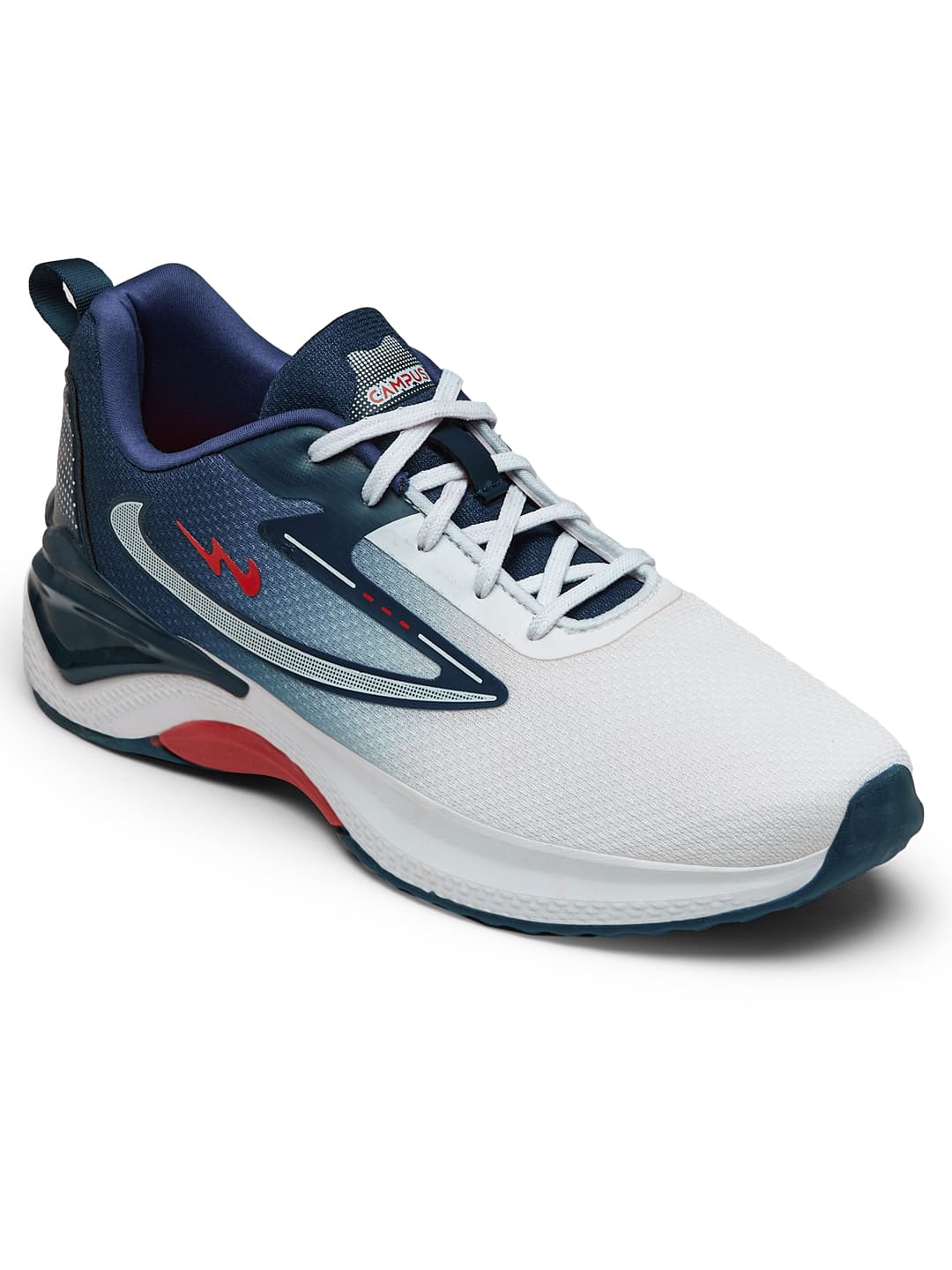 VESPER White Men's Running Shoes - Image 3