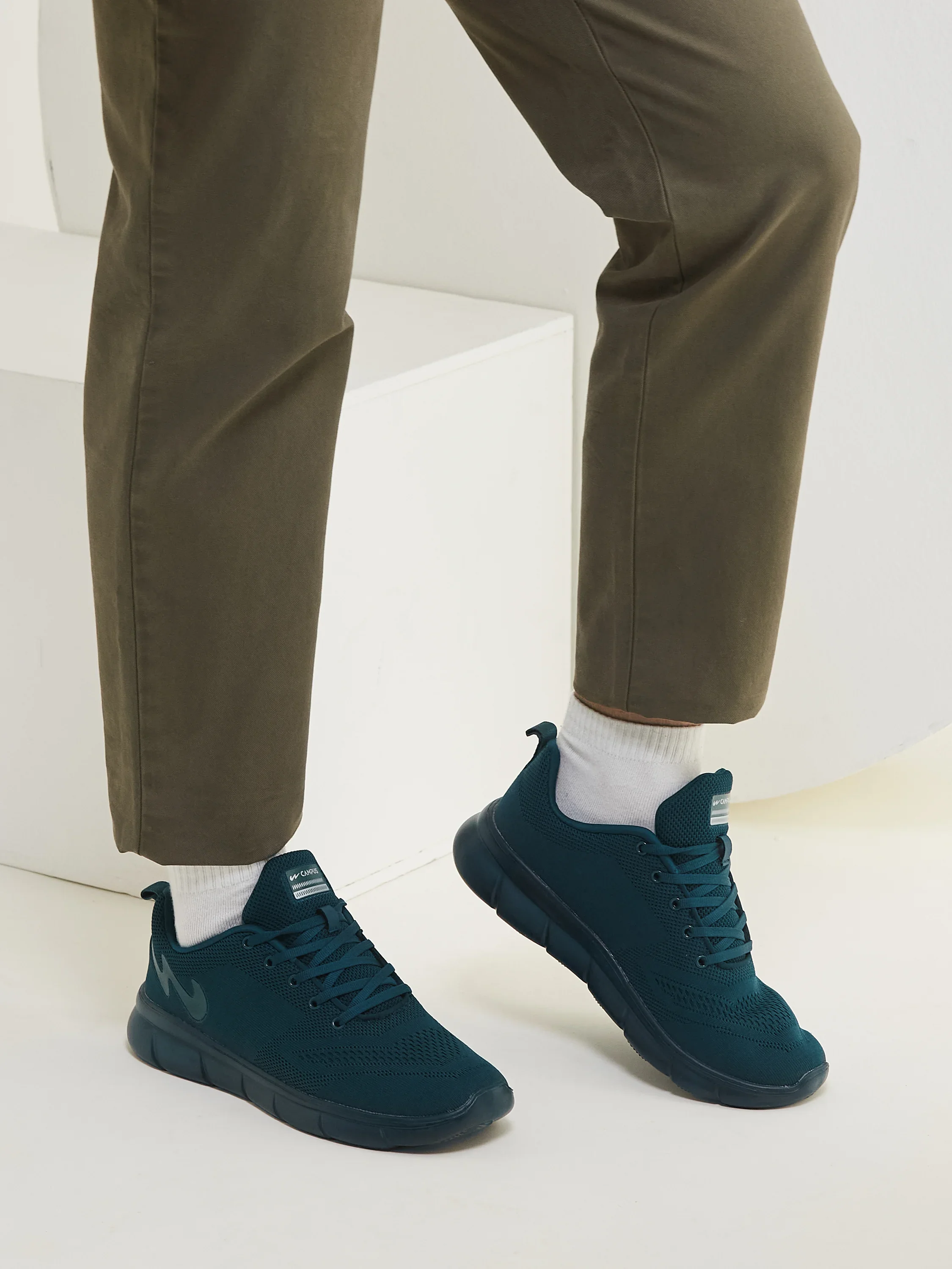 VIBGYOR Green Men's Sneakers - Image 8