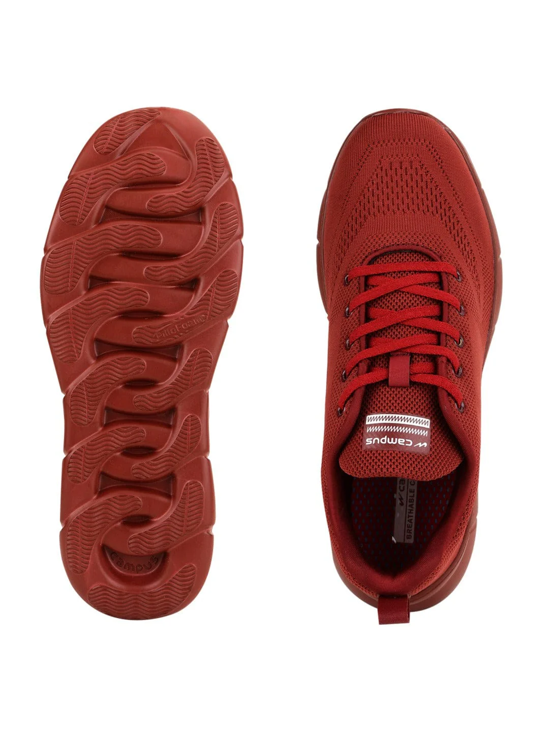 VIBGYOR Red Men's Sneakers - Image 4