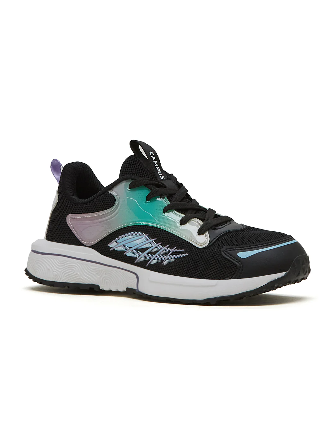 VIRTU KIDS Black Kids Running Shoes - Image 2