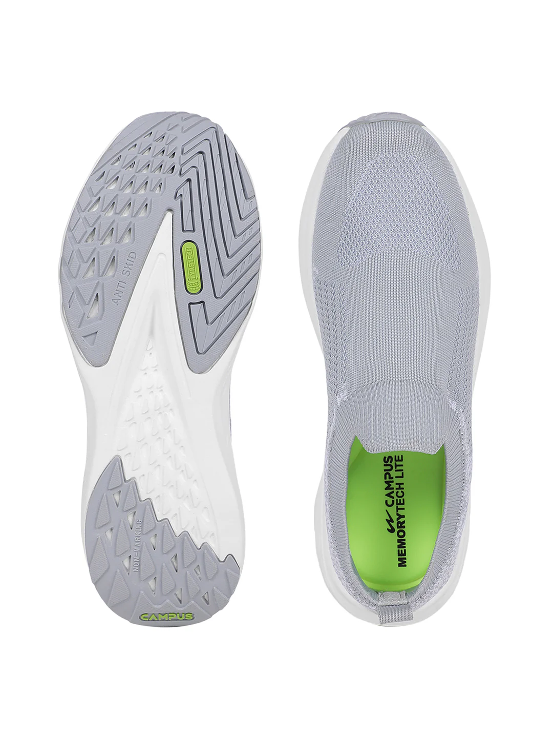 WANDER Grey Women's Walking Shoes - Image 4