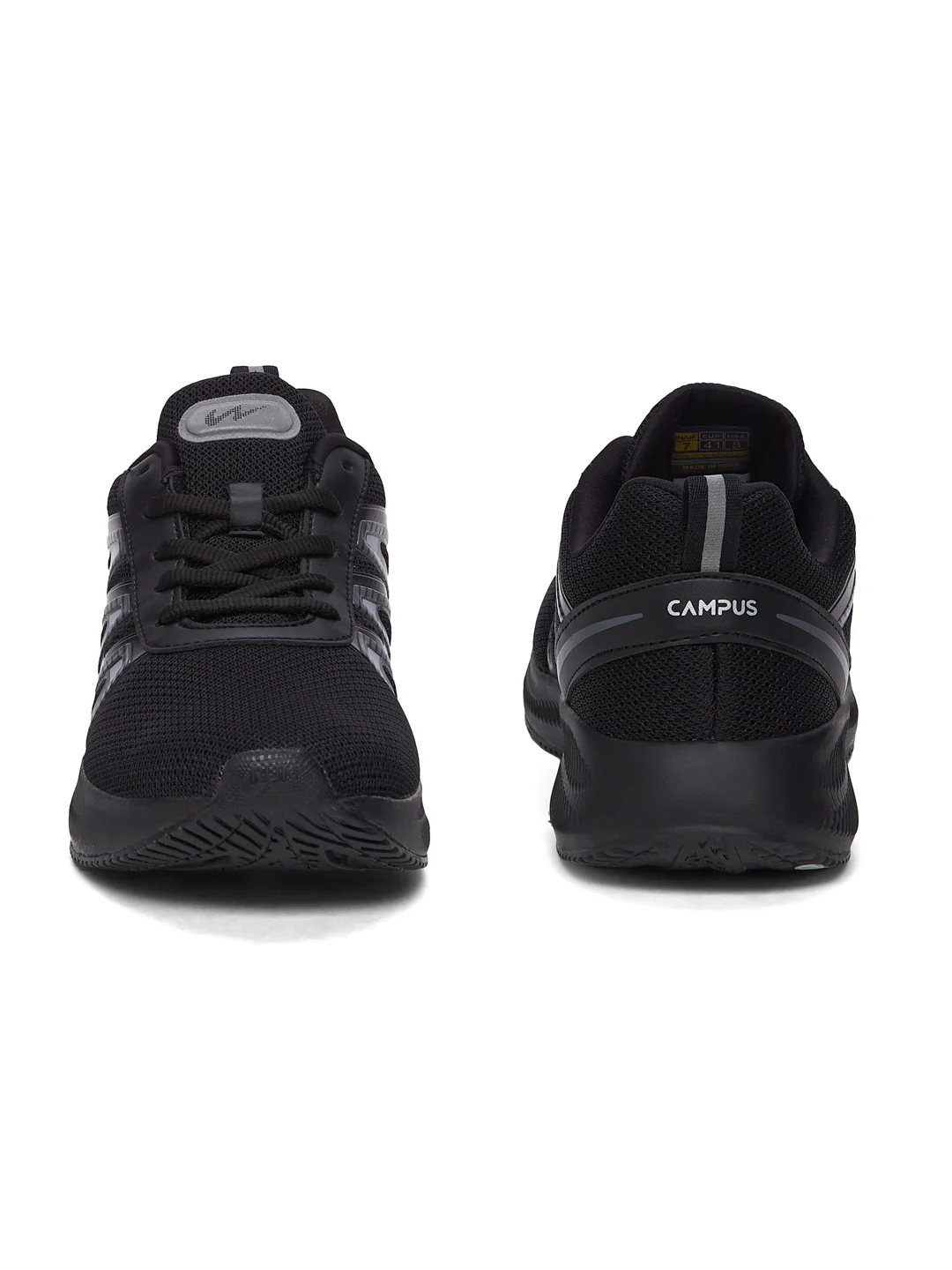WENDIGO Black Men's Running Shoes - Image 4