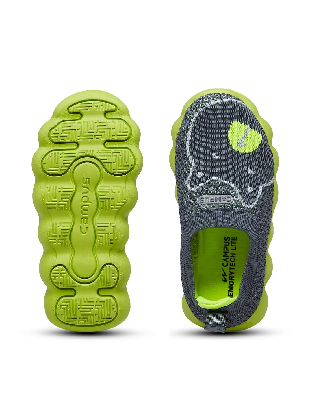 WHRIL Grey Kids Walking Shoes - Image 5