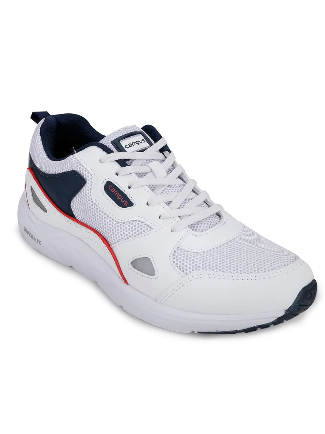 WISDOM White Men's Running Shoes - Image 2