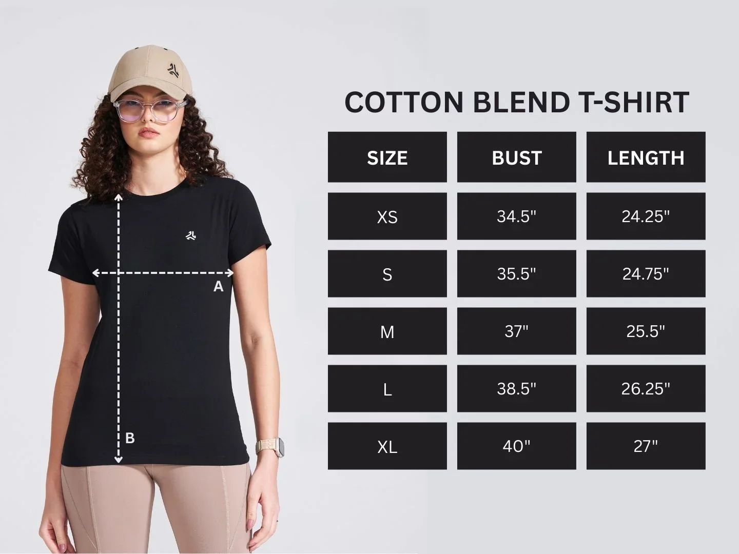 Women's Black Solid Round Neck T-Shirt - Image 8