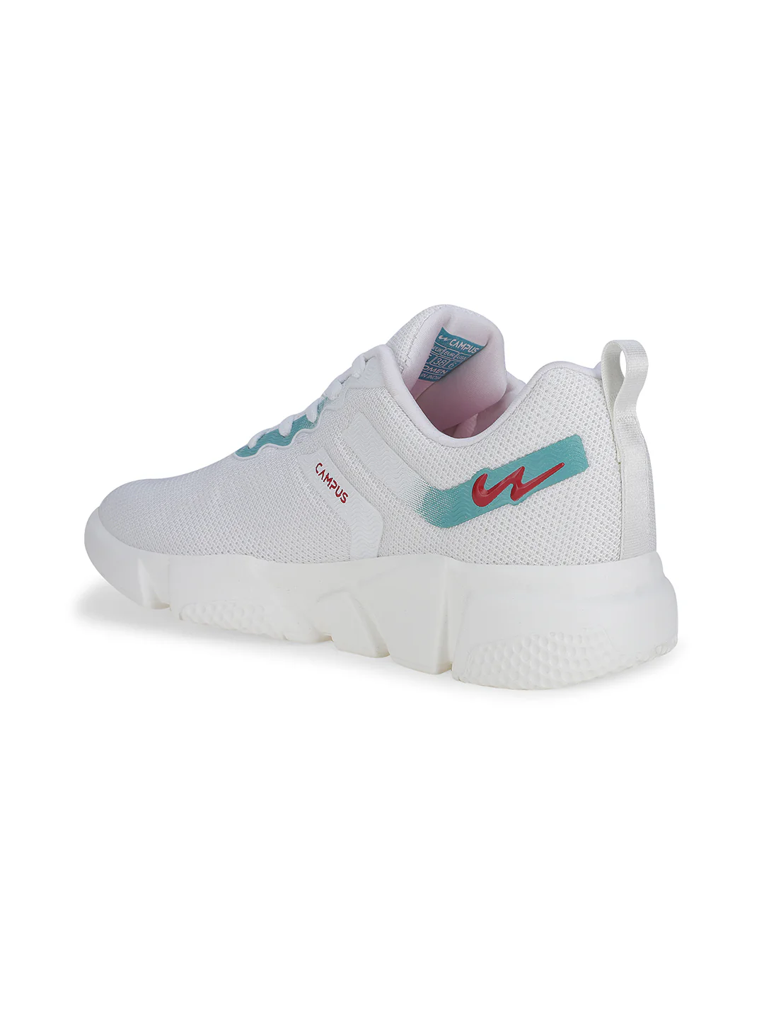 WOODY White Women's Sports Shoes - Image 3