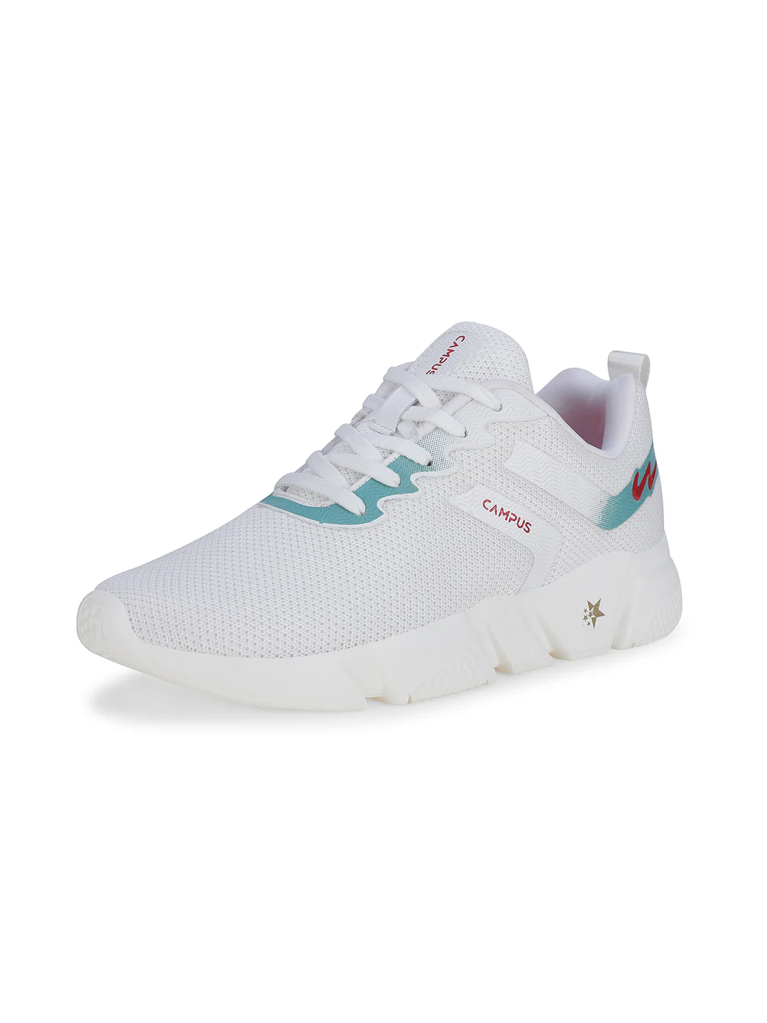 WOODY White Women's Sports Shoes - Image 6