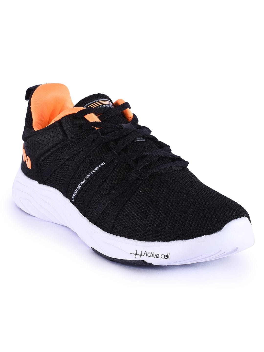 WYNK Black Men's Running Shoes - Image 2