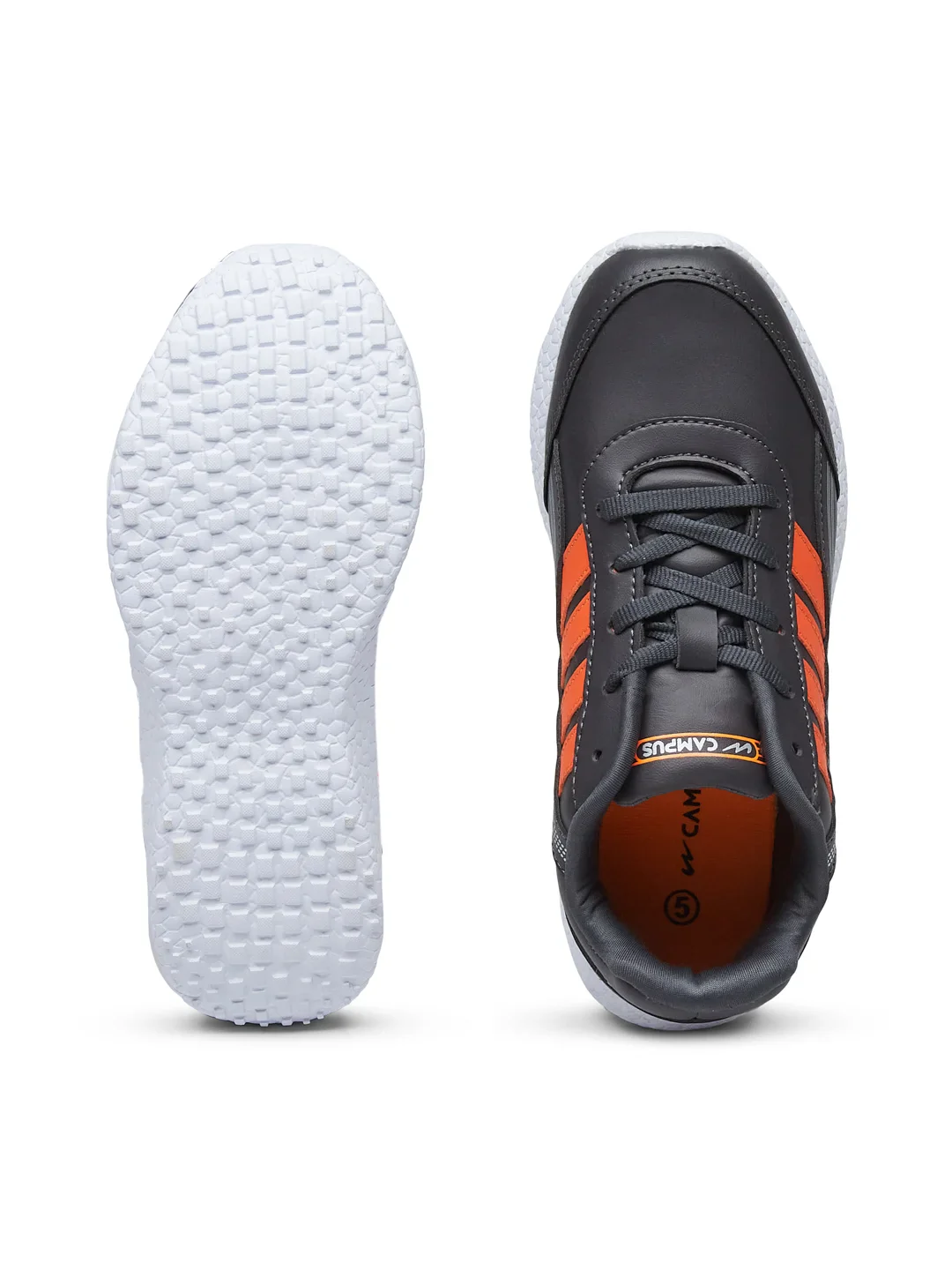 YEST JR Grey Child Sneakers - Image 5